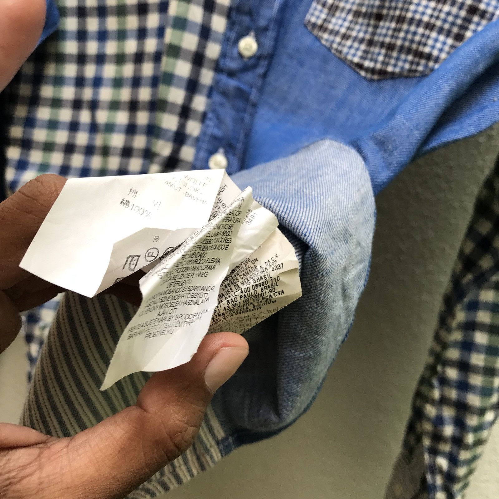 Levi's 🔥💢 Levis Corte Classico Pathwork Button Shirt Size US S / EU 44-46 / 1 - 9 Thumbnail