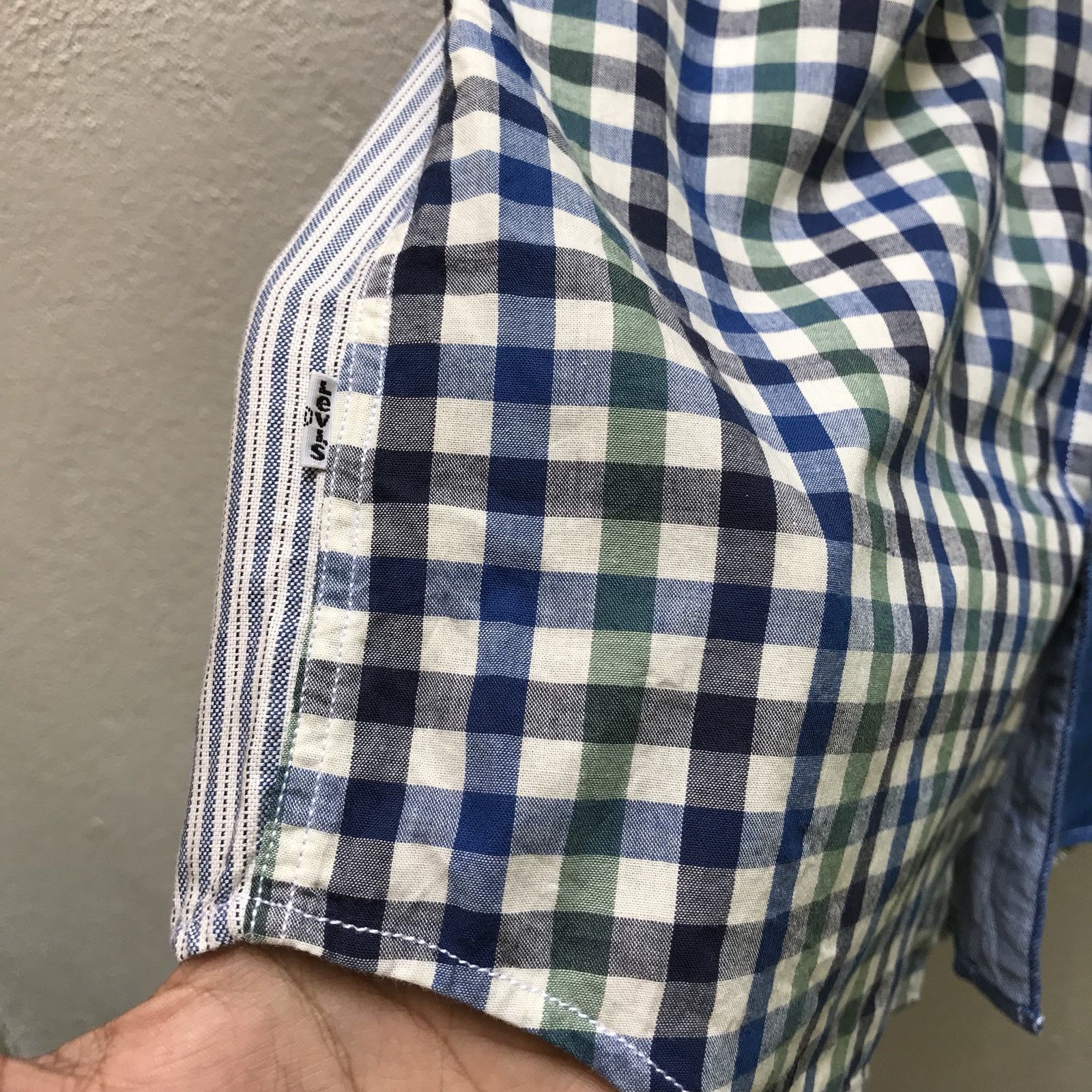 Levi's 🔥💢 Levis Corte Classico Pathwork Button Shirt Size US S / EU 44-46 / 1 - 6 Thumbnail
