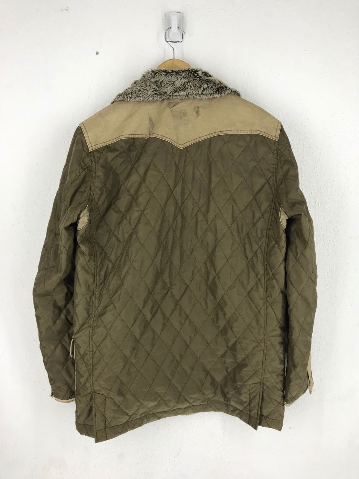 Levi's 🔥RARE VINTAGE LEVI'S QUILTED FURRY JACKET Size US L / EU 52-54 / 3 - 7 Thumbnail