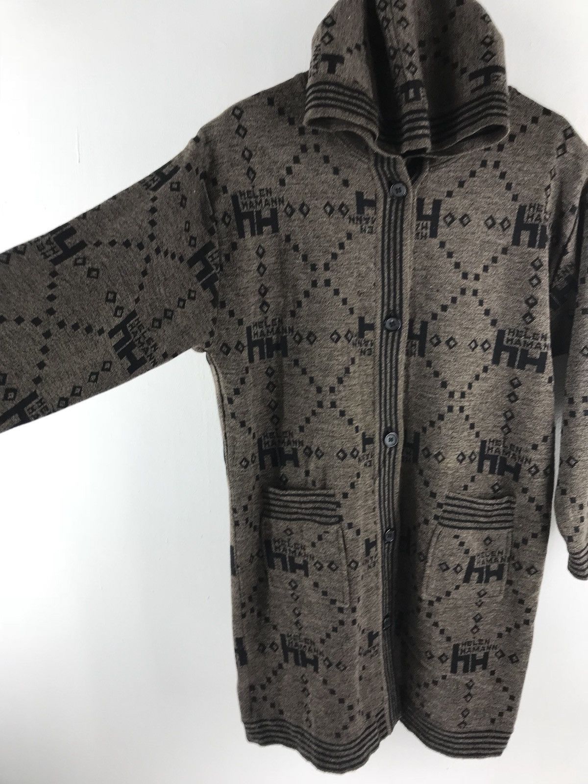 Japanese Brand 🔊🔥FINAL DROP🔥Helen Hamann Monogram Long Cardigans Button Size US M / EU 48-50 / 2 - 5 Thumbnail
