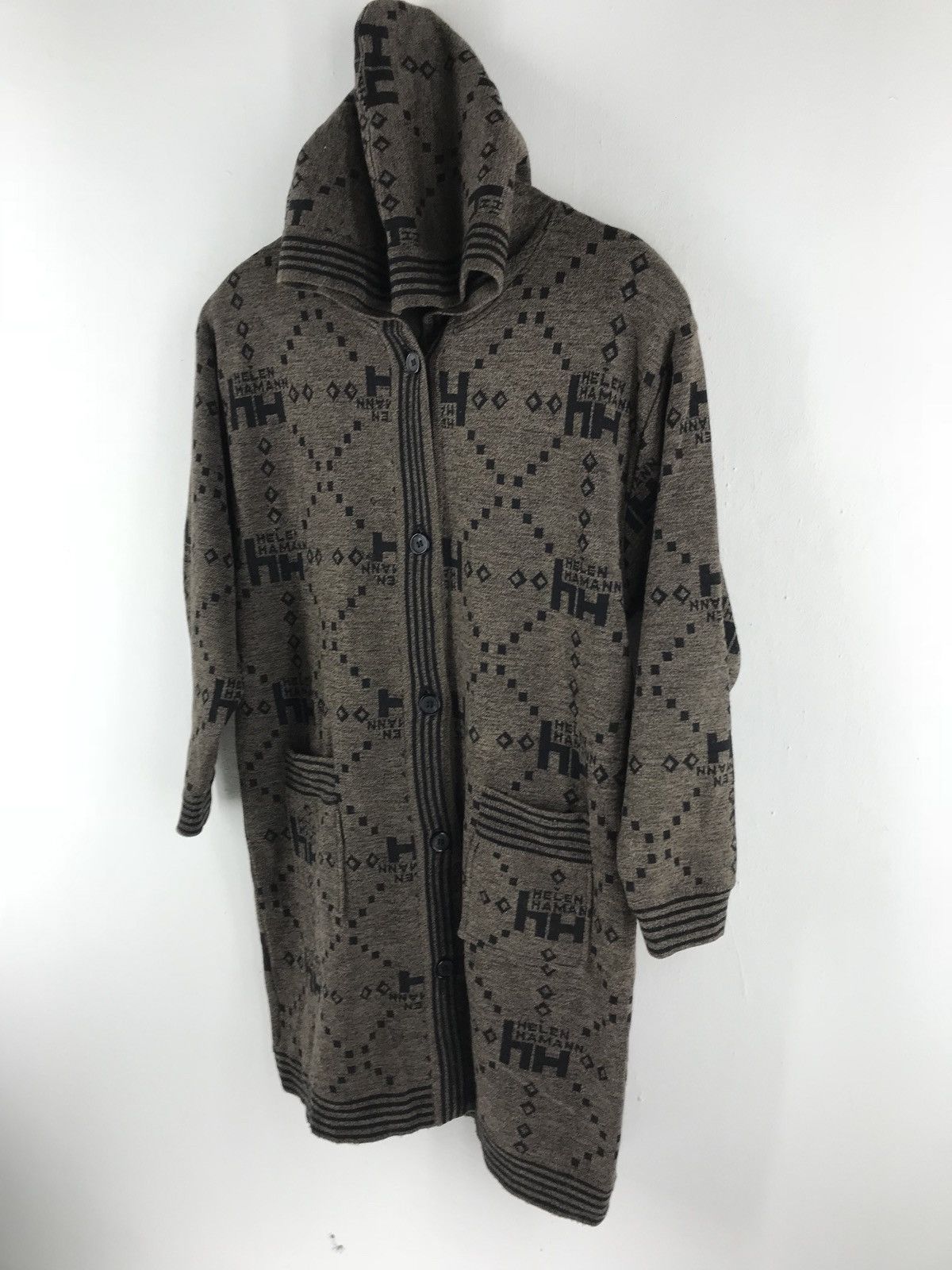 Japanese Brand 🔊🔥FINAL DROP🔥Helen Hamann Monogram Long Cardigans Button Size US M / EU 48-50 / 2 - 2 Thumbnail