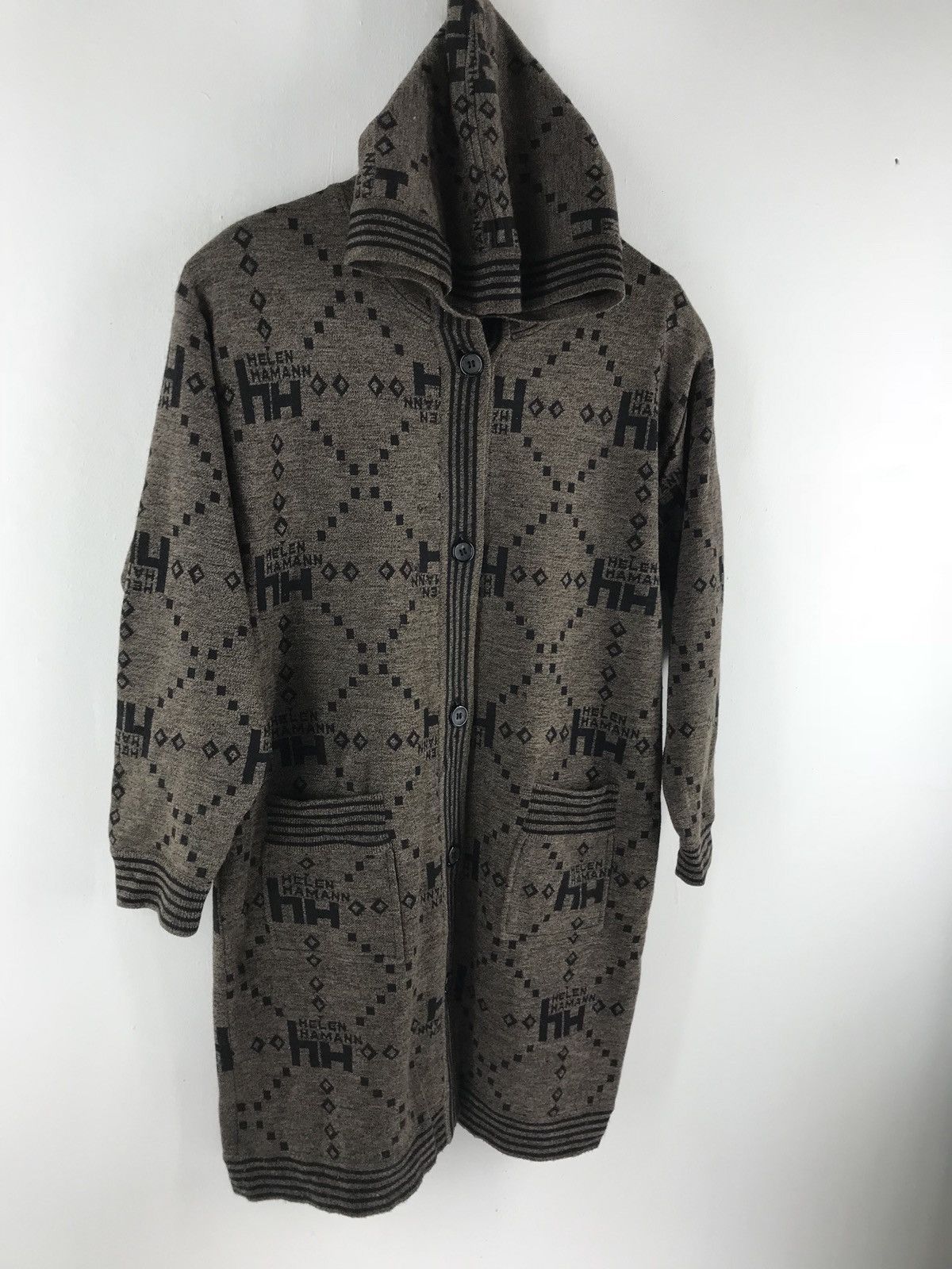 Japanese Brand 🔊🔥FINAL DROP🔥Helen Hamann Monogram Long Cardigans Button Size US M / EU 48-50 / 2 - 3 Thumbnail