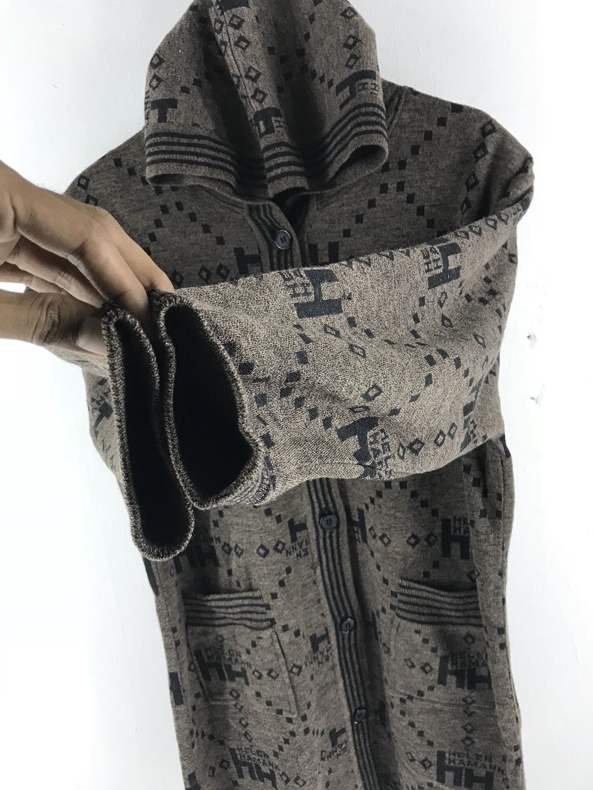 Japanese Brand 🔊🔥FINAL DROP🔥Helen Hamann Monogram Long Cardigans Button Size US M / EU 48-50 / 2 - 7 Thumbnail