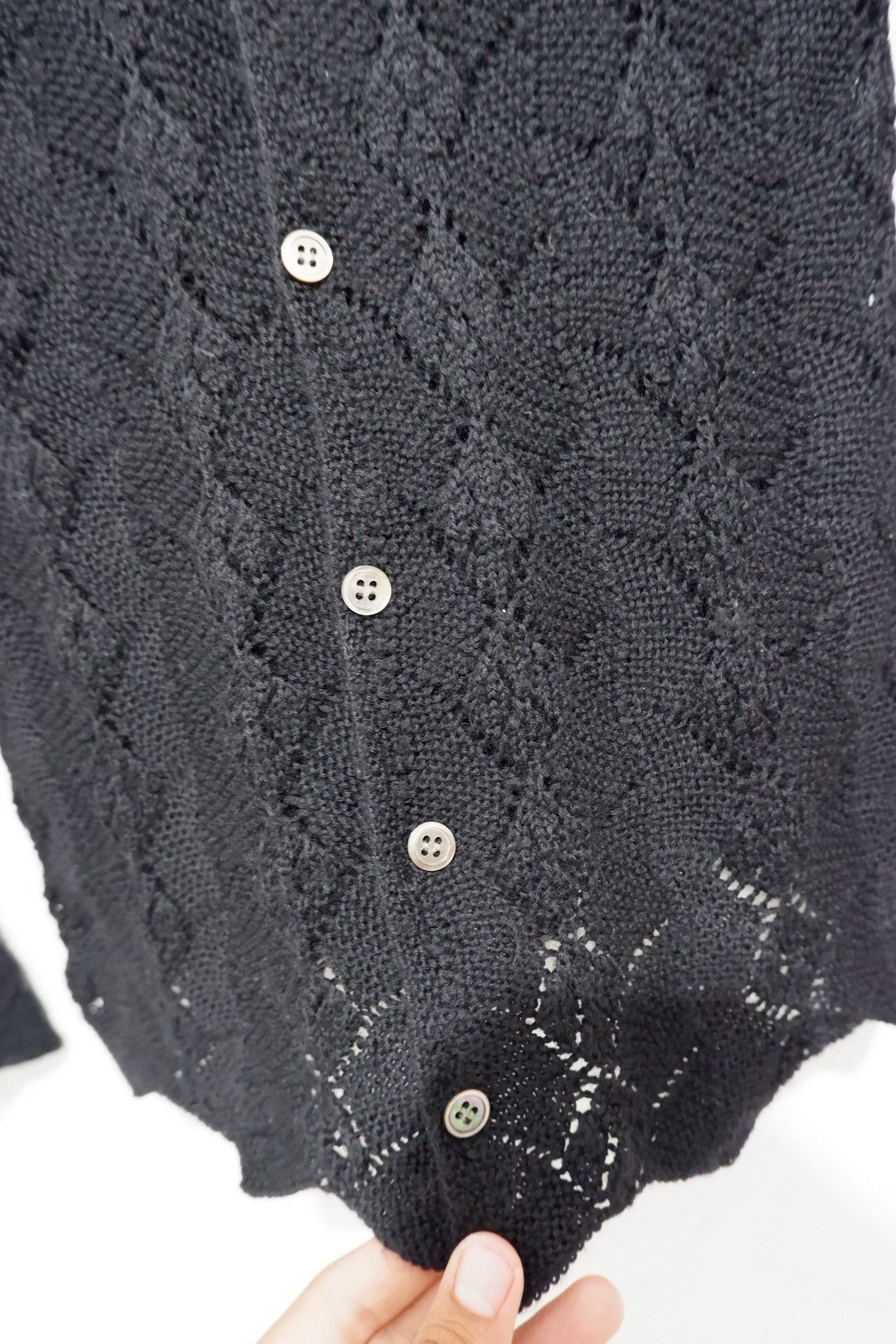 CABANE de ZUCCa Vintage Zucca Brocade Button Knitted | Womens Size ONE SIZE - 4 Thumbnail