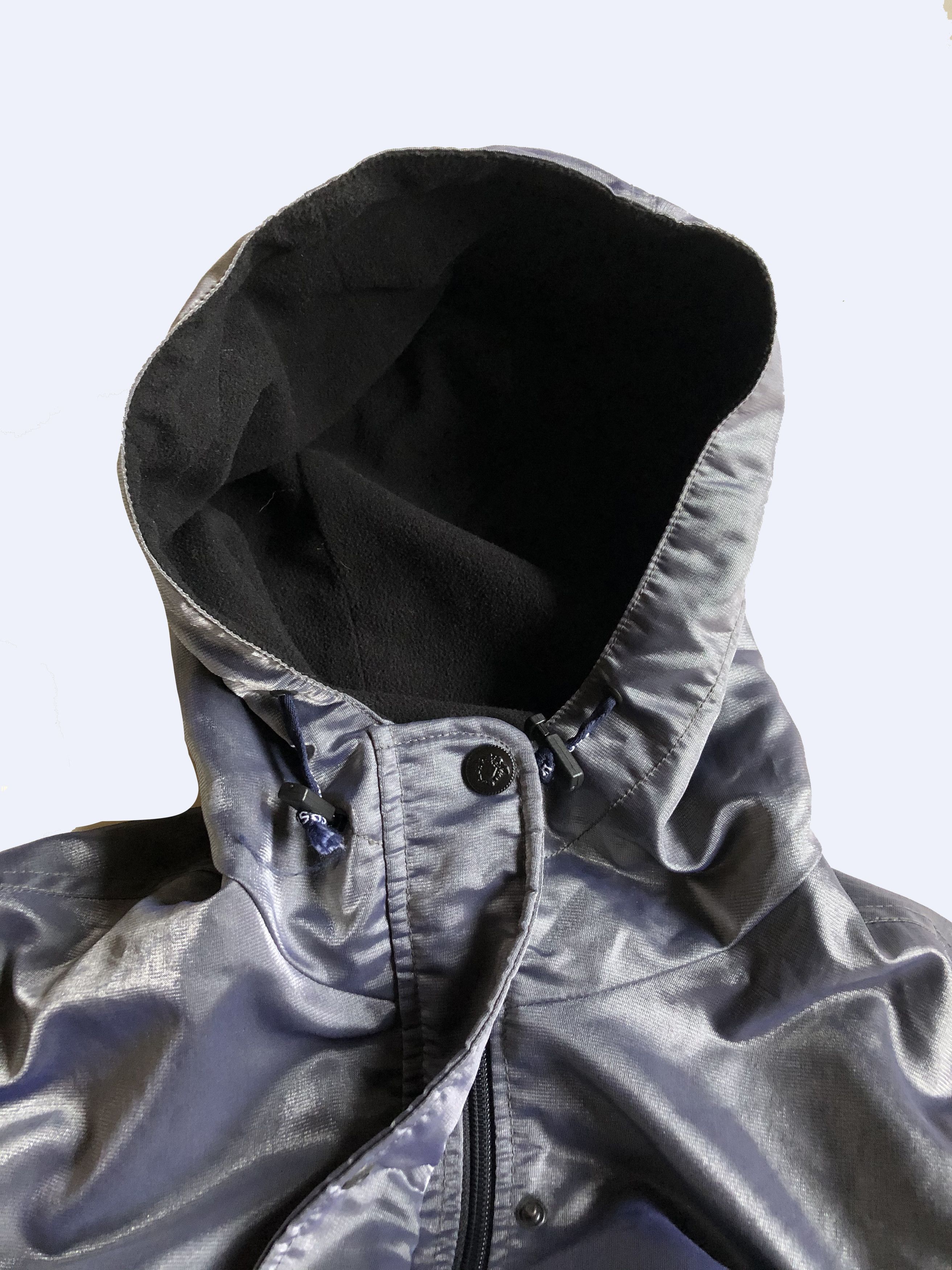 Versace × Versace Jeans Couture × Versus Versace Versace WMNS 80s Vintage Metal Shell Metallic Shimmer Parka Size S / US 4 / IT 40 - 11 Thumbnail
