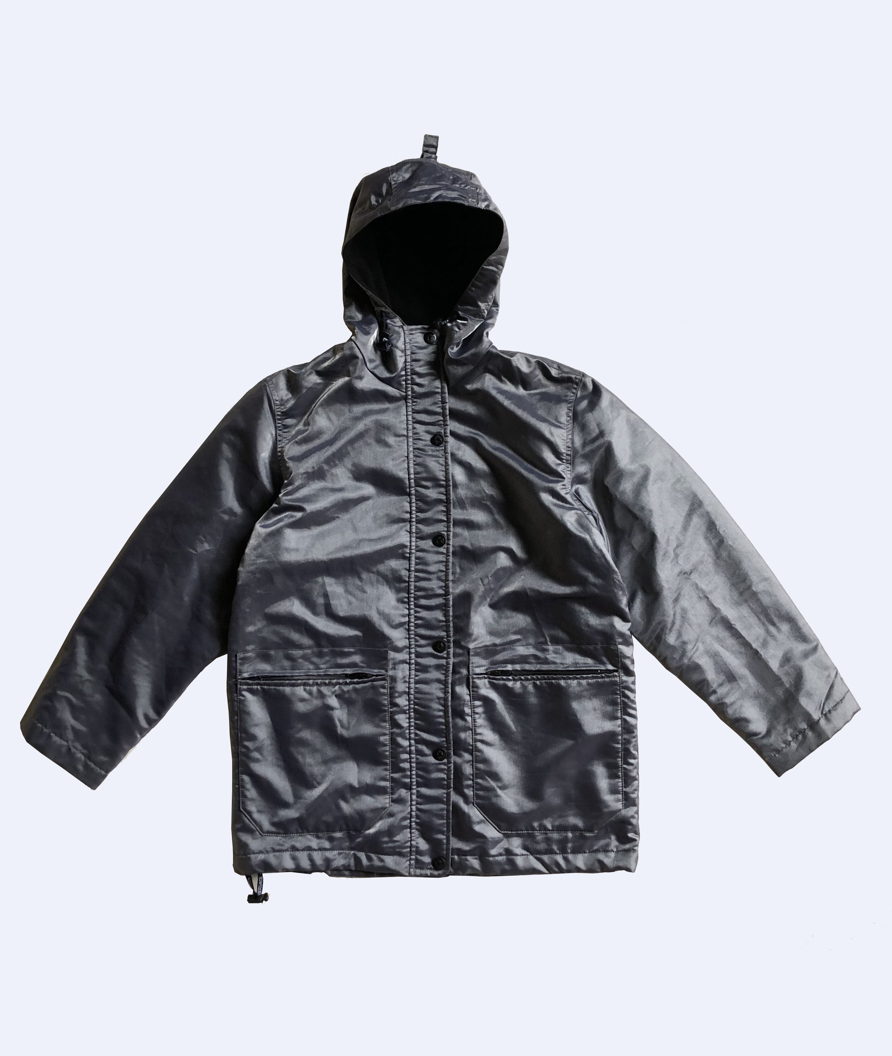 Versace × Versace Jeans Couture × Versus Versace Versace WMNS 80s Vintage Metal Shell Metallic Shimmer Parka Size S / US 4 / IT 40 - 2 Thumbnail