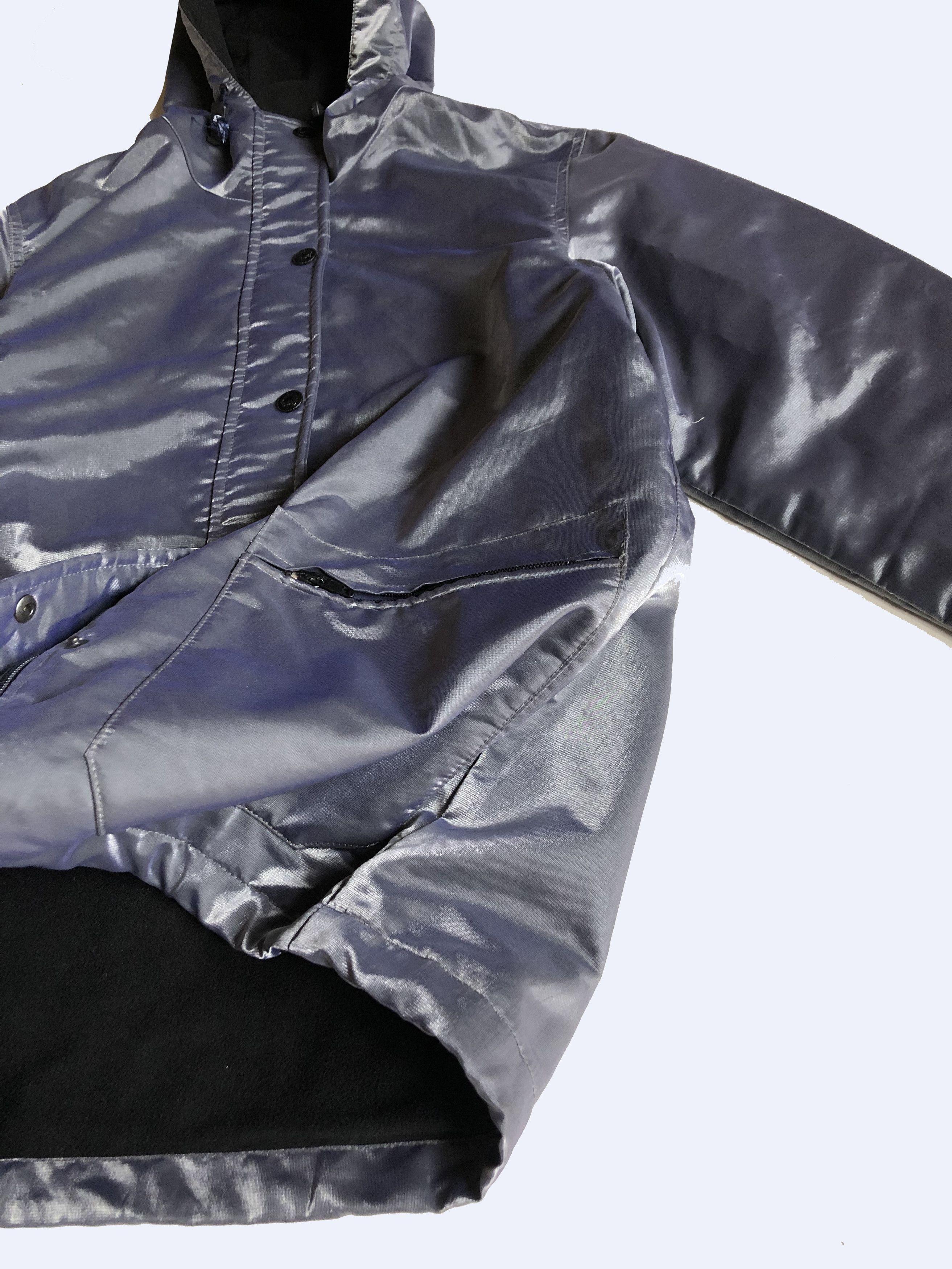 Versace × Versace Jeans Couture × Versus Versace Versace WMNS 80s Vintage Metal Shell Metallic Shimmer Parka Size S / US 4 / IT 40 - 6 Thumbnail
