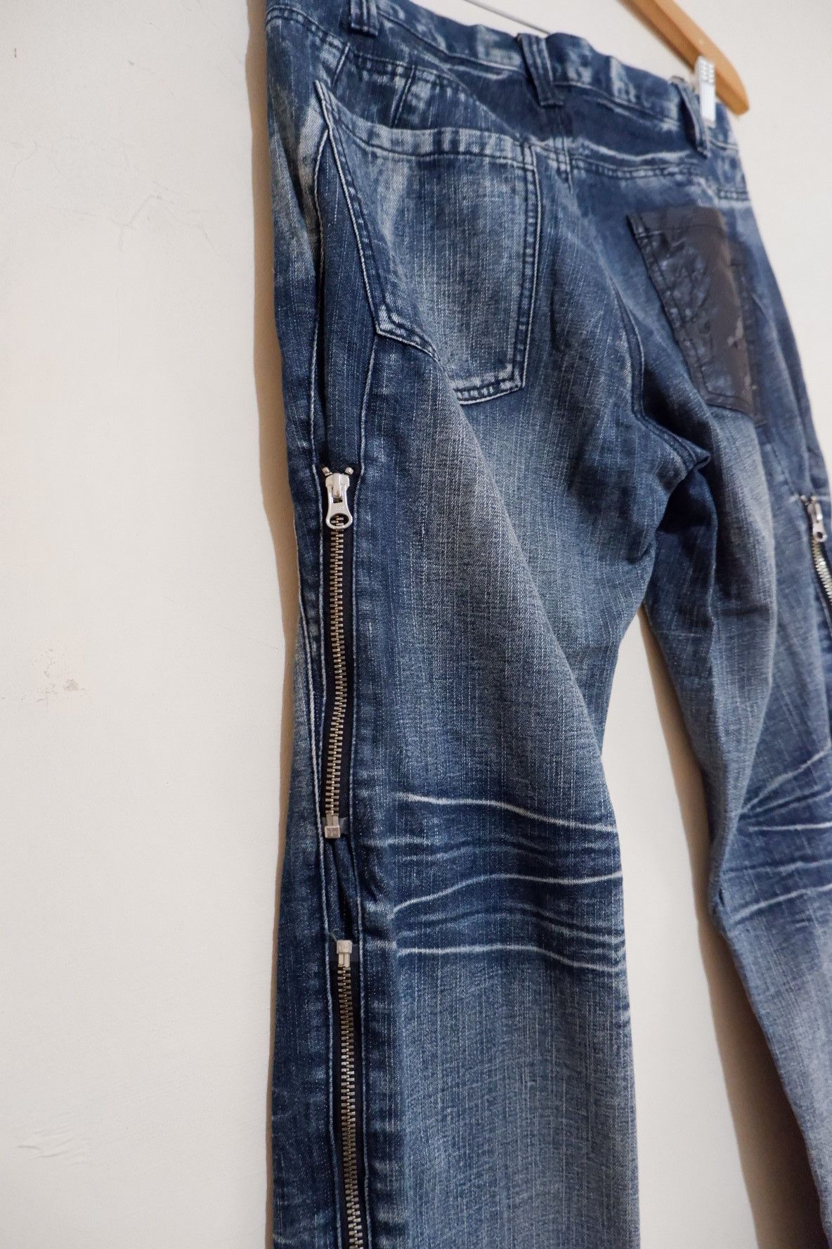Japanese Brand Vintage Sex Pot Revenge Bondage Ripped Denim Size US 30 / EU 46 - 3 Thumbnail
