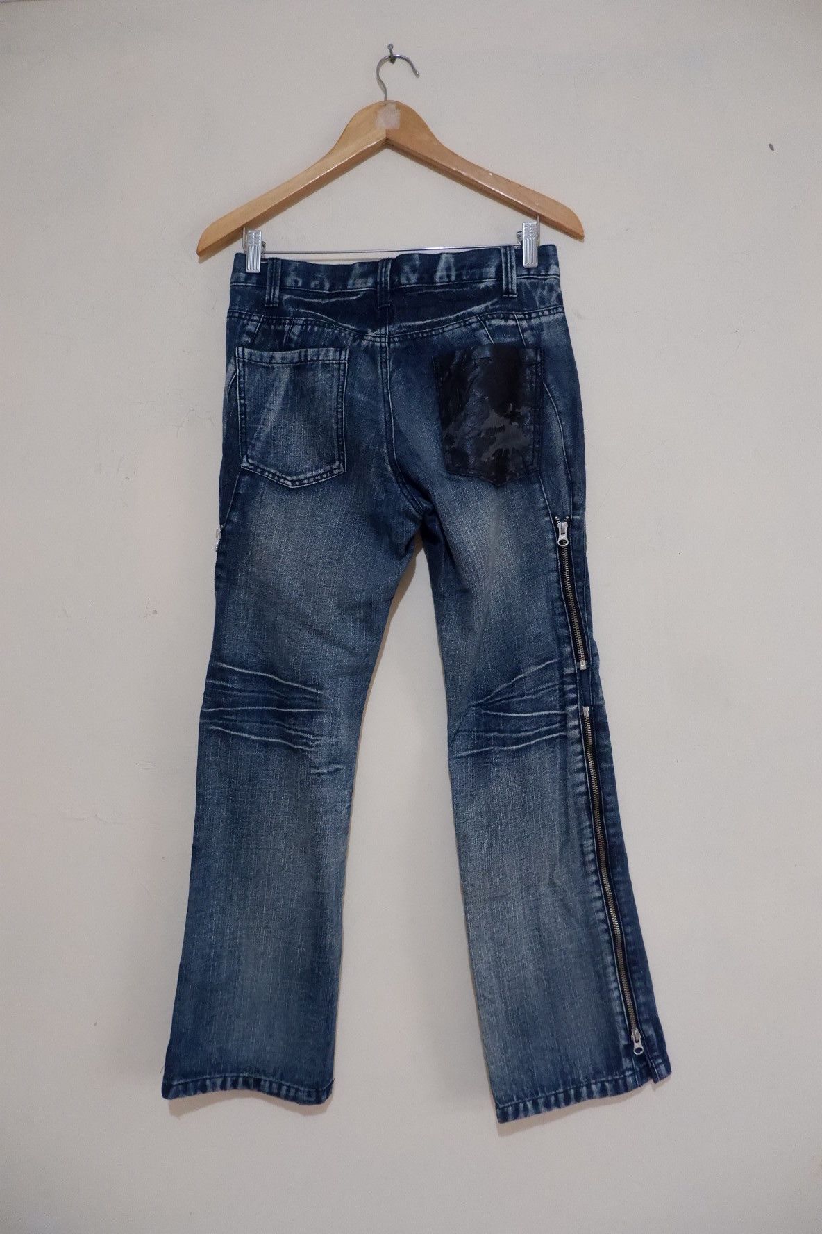 Japanese Brand Vintage Sex Pot Revenge Bondage Ripped Denim Size US 30 / EU 46 - 2 Thumbnail