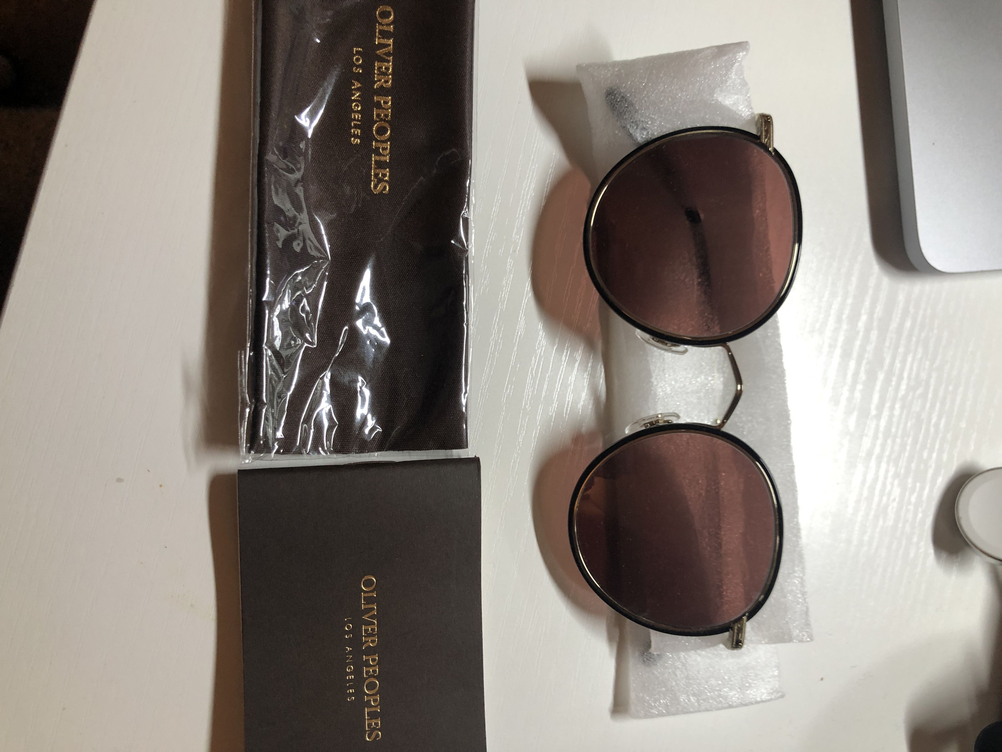 Oliver Peoples $542 NEW OLIVER PEOPLES Titanium Sunglasses CASSON OV1269ST Size ONE SIZE - 4 Thumbnail