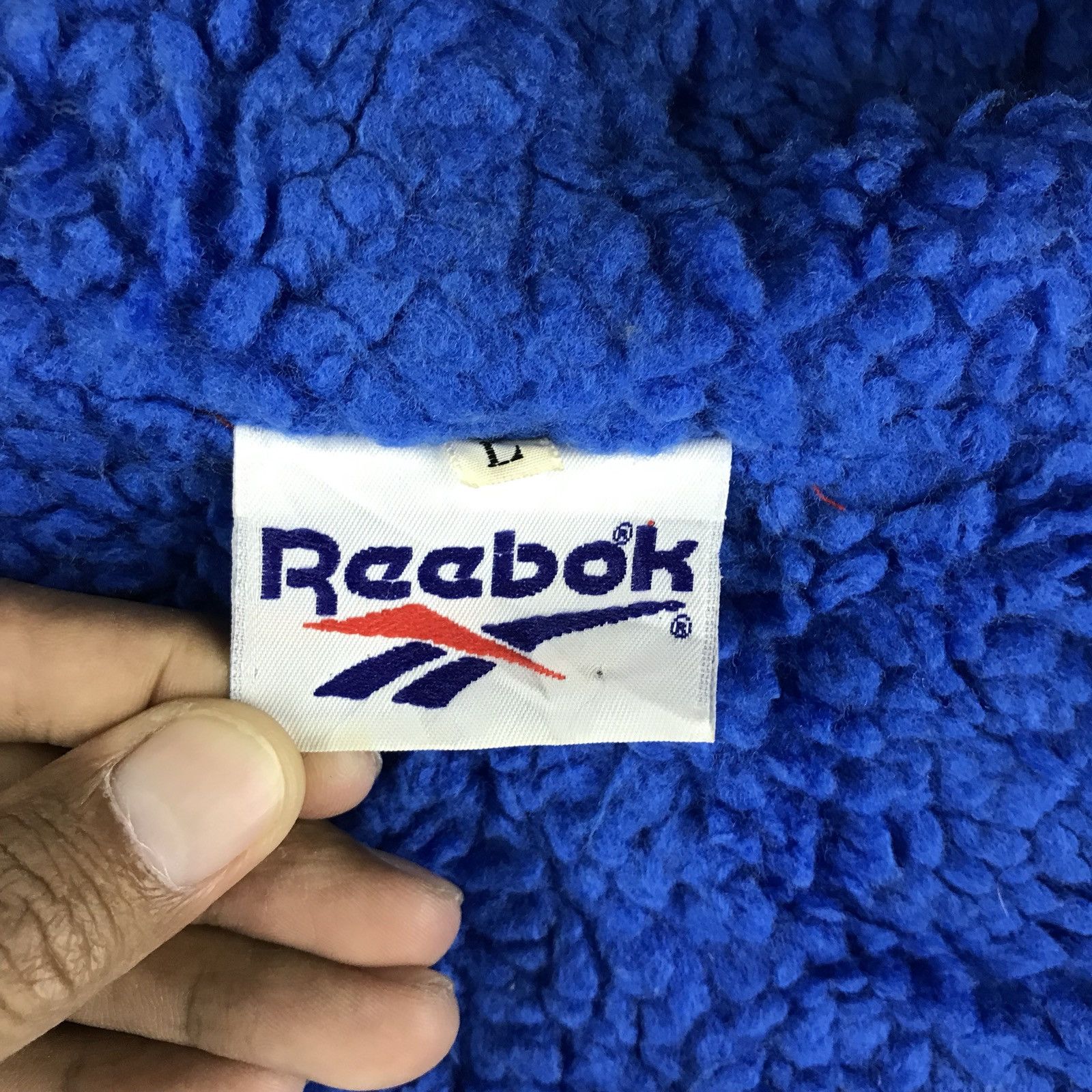 Reebok 🔥Rare Vintage 90s Reebok Red Big Logo Long Jacket Size US L / EU 52-54 / 3 - 9 Thumbnail