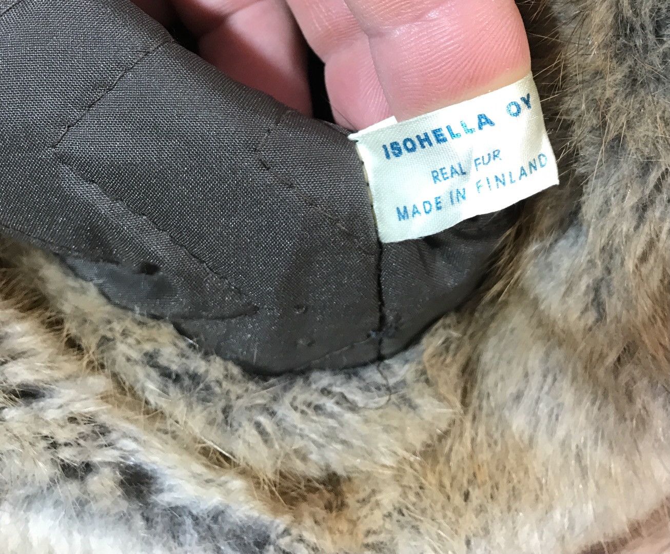 Japanese Brand Real fur, Ushanka Hat Size ONE SIZE - 3 Thumbnail