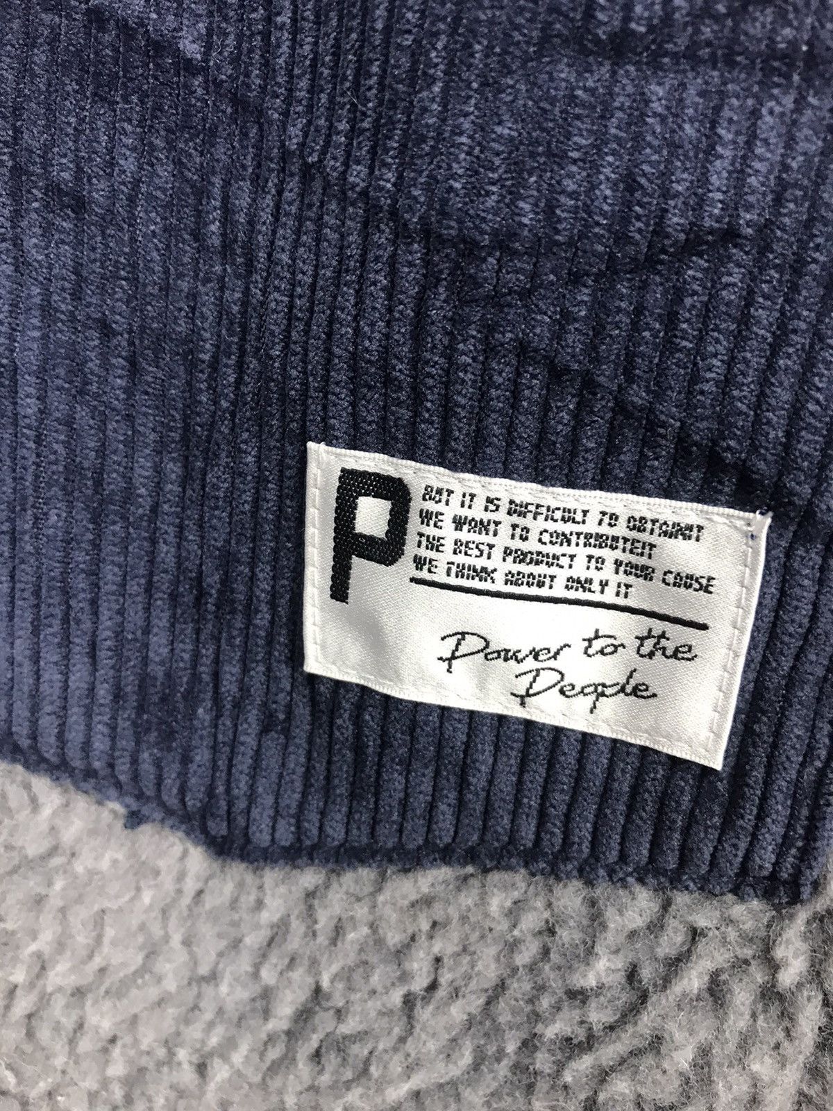 Japanese Brand Power of the people multicolor fleece zipper jacket Size US M / EU 48-50 / 2 - 4 Thumbnail