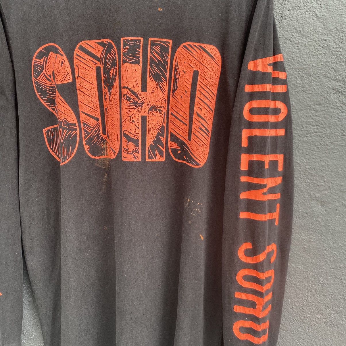 Band Tees Thrashed Faded Vintage Violent Soho Band ERD GRUNGE TEE Size US M / EU 48-50 / 2 - 2 Thumbnail