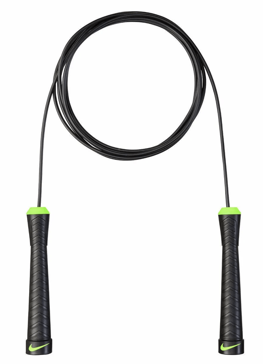 Nike NEW Nike Speed Rope Skipping Sport Jump Adjustable Black Size ONE SIZE - 2 Thumbnail