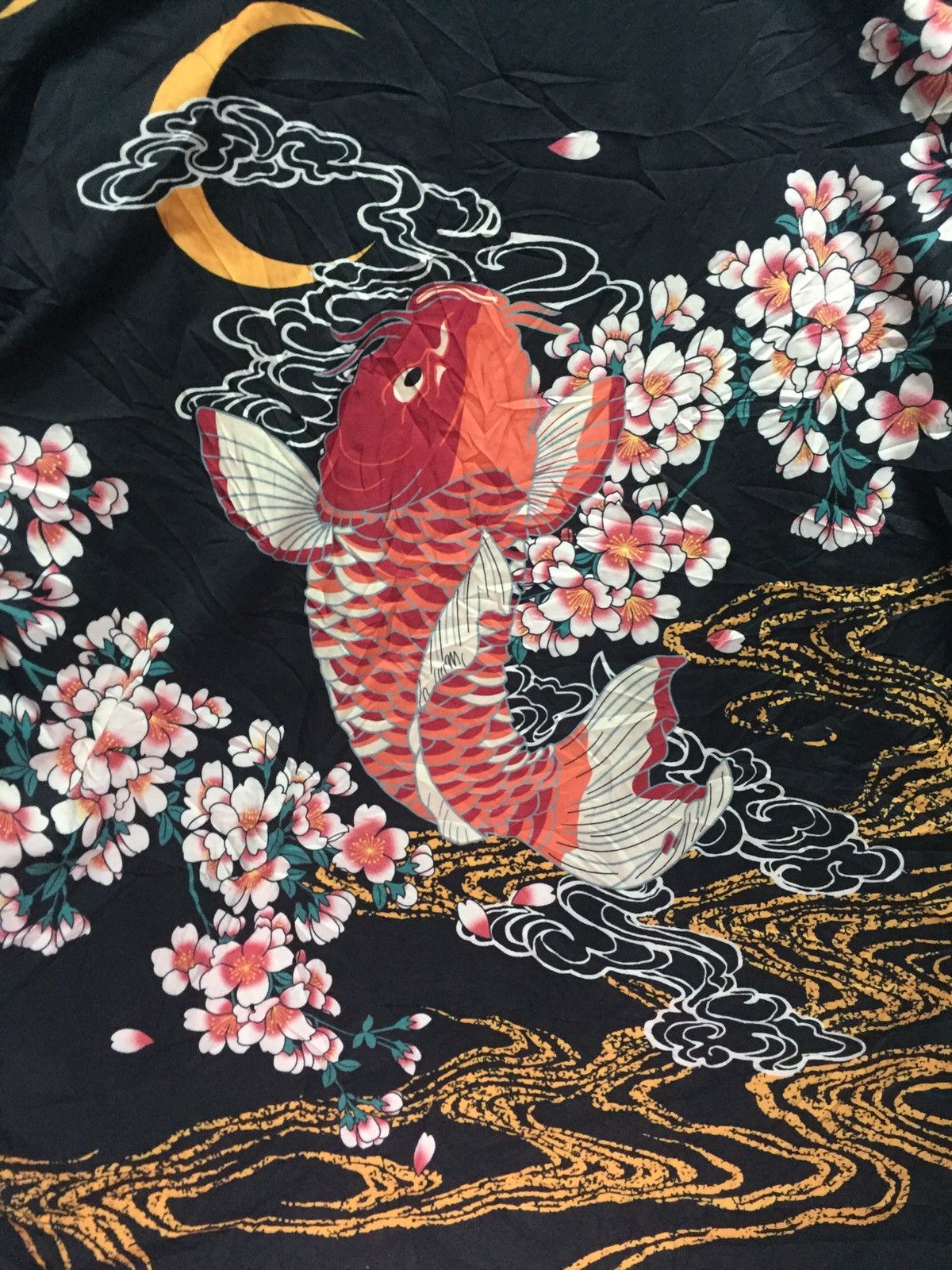Japanese Brand Japan Big Koi Fish Cardigan Kimono #2 Size US M / EU 48-50 / 2 - 2 Thumbnail