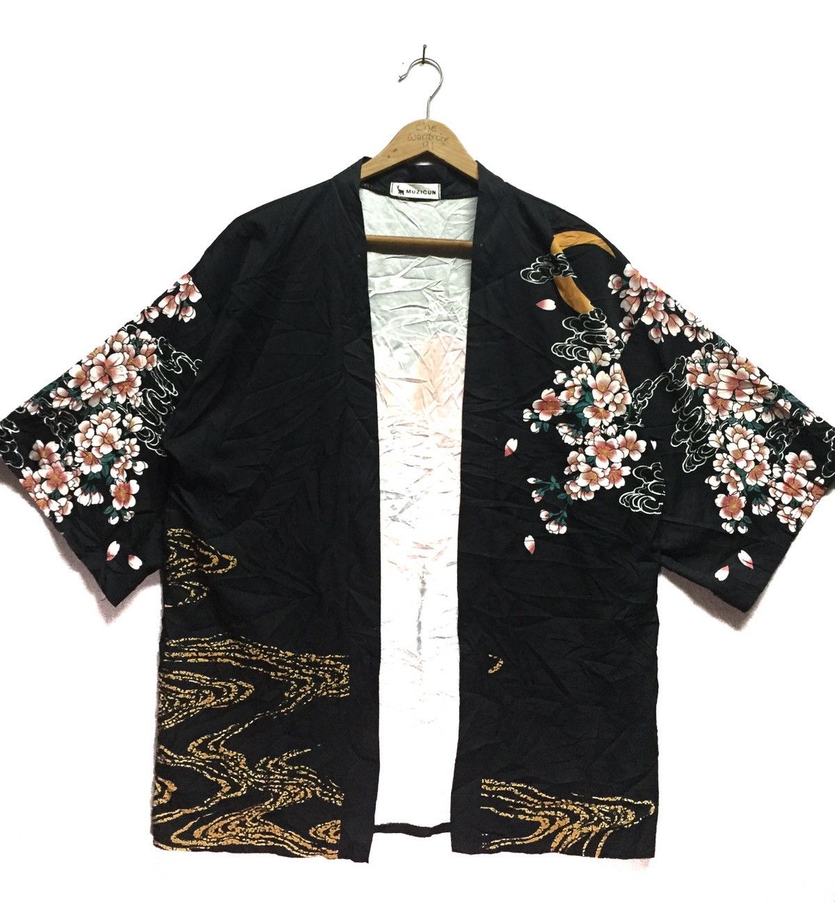 Japanese Brand Japan Big Koi Fish Cardigan Kimono #2 Size US M / EU 48-50 / 2 - 4 Thumbnail