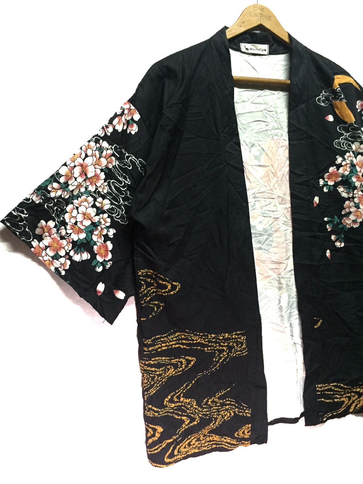 Japanese Brand Japan Big Koi Fish Cardigan Kimono #2 Size US M / EU 48-50 / 2 - 5 Thumbnail