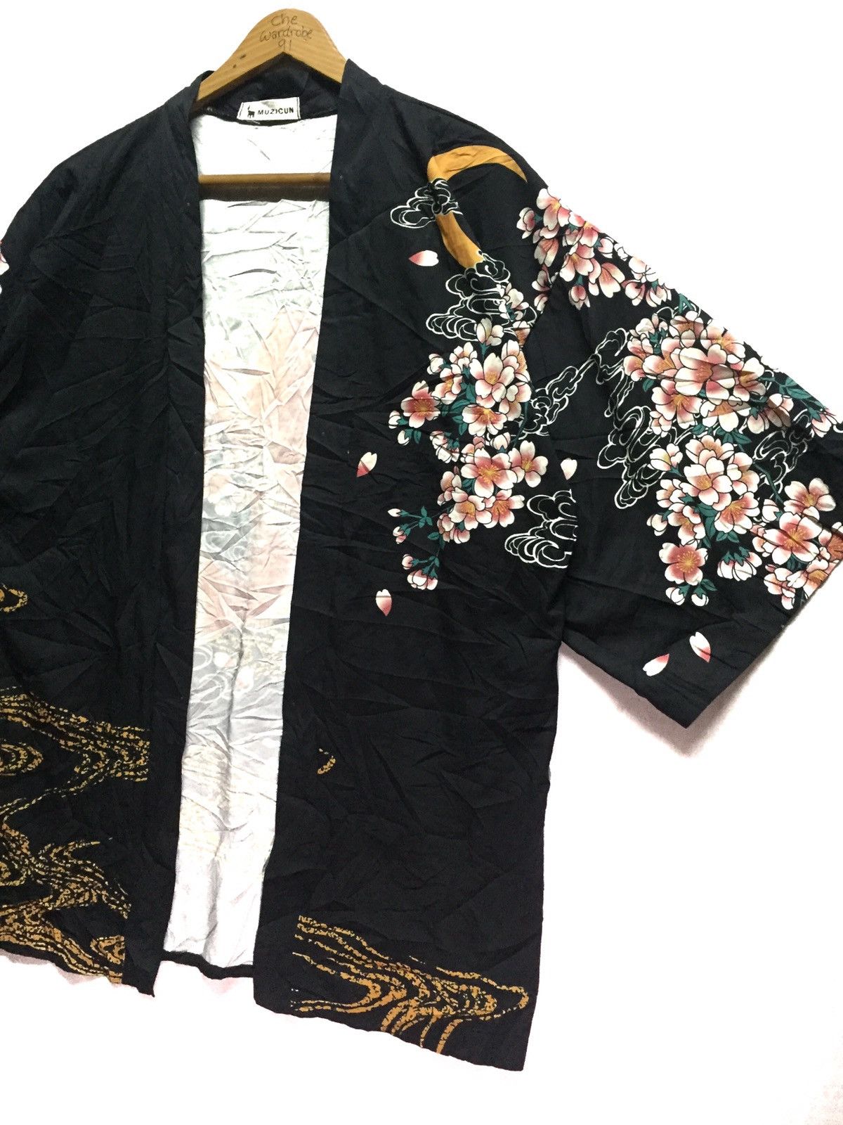 Japanese Brand Japan Big Koi Fish Cardigan Kimono #2 Size US M / EU 48-50 / 2 - 6 Thumbnail