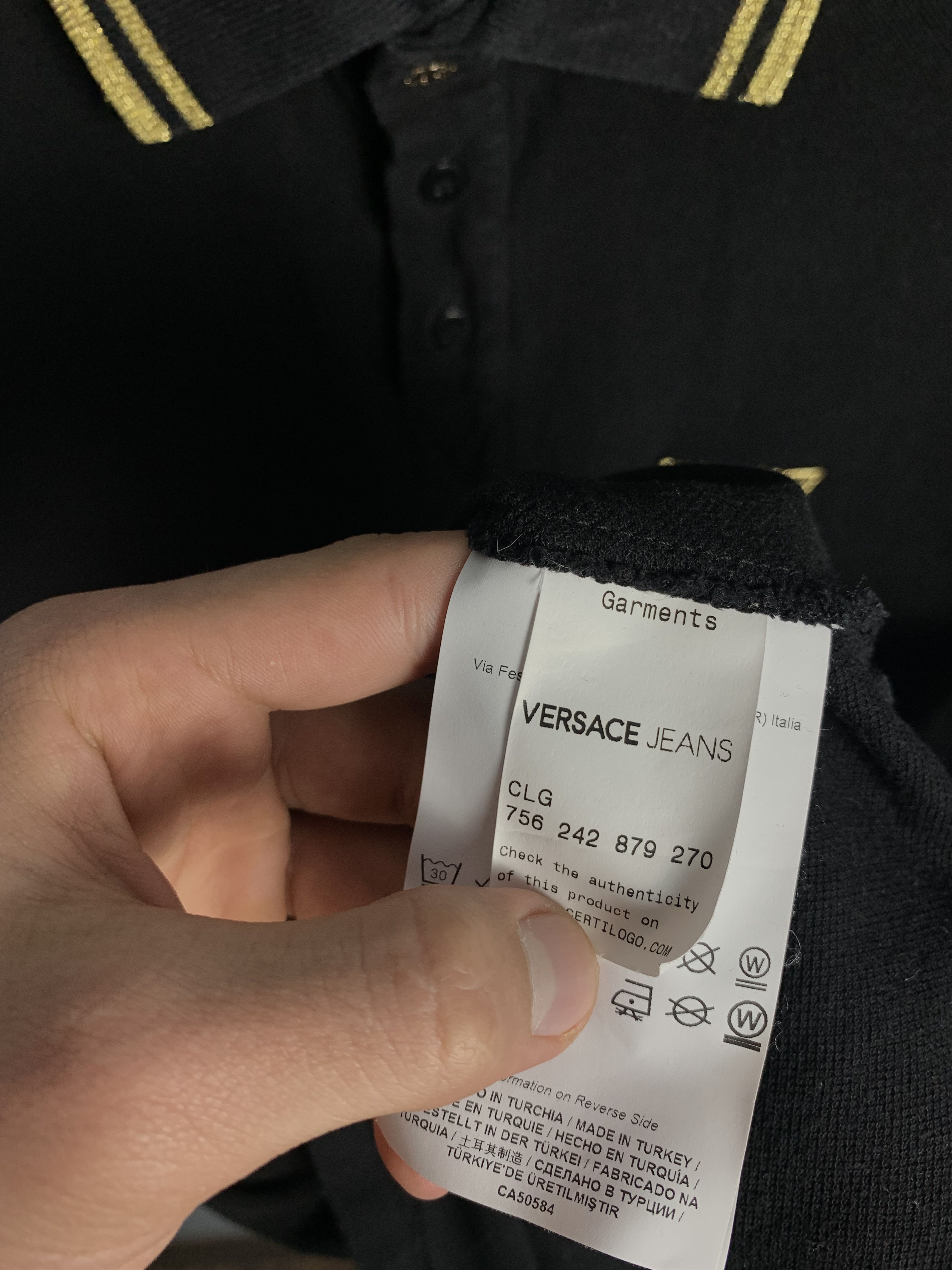Versace × Versace Jeans Couture × Versus Versace Versace Jeans Couture Polo Shirt Size US S / EU 44-46 / 1 - 5 Thumbnail