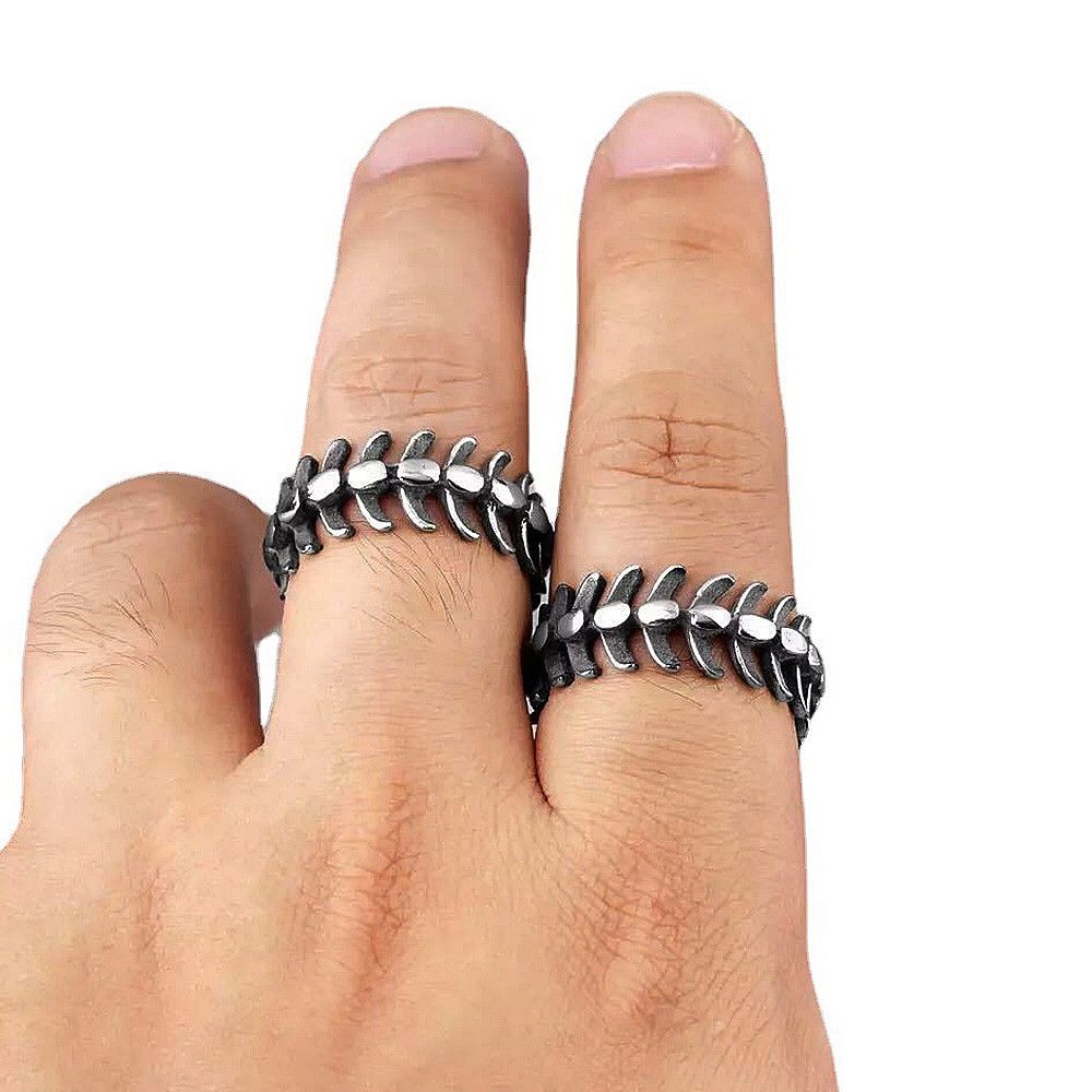 Jewelry Fish Bone Rings Size ONE SIZE - 3 Thumbnail