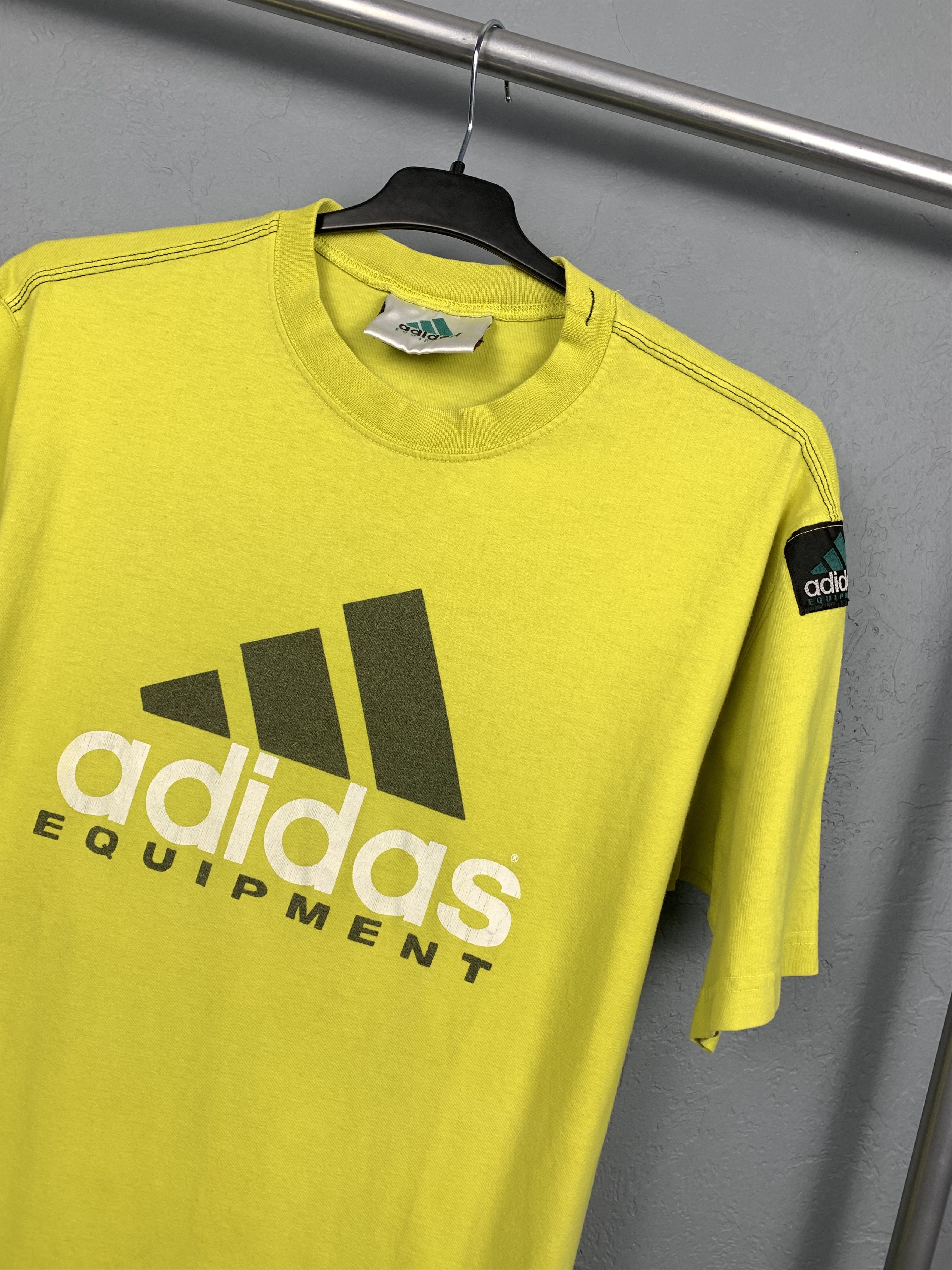 Adidas Vintage ADIDAS EQUIPMENT Big Logo Mens T-Shirt Tee Size US L / EU 52-54 / 3 - 2 Thumbnail