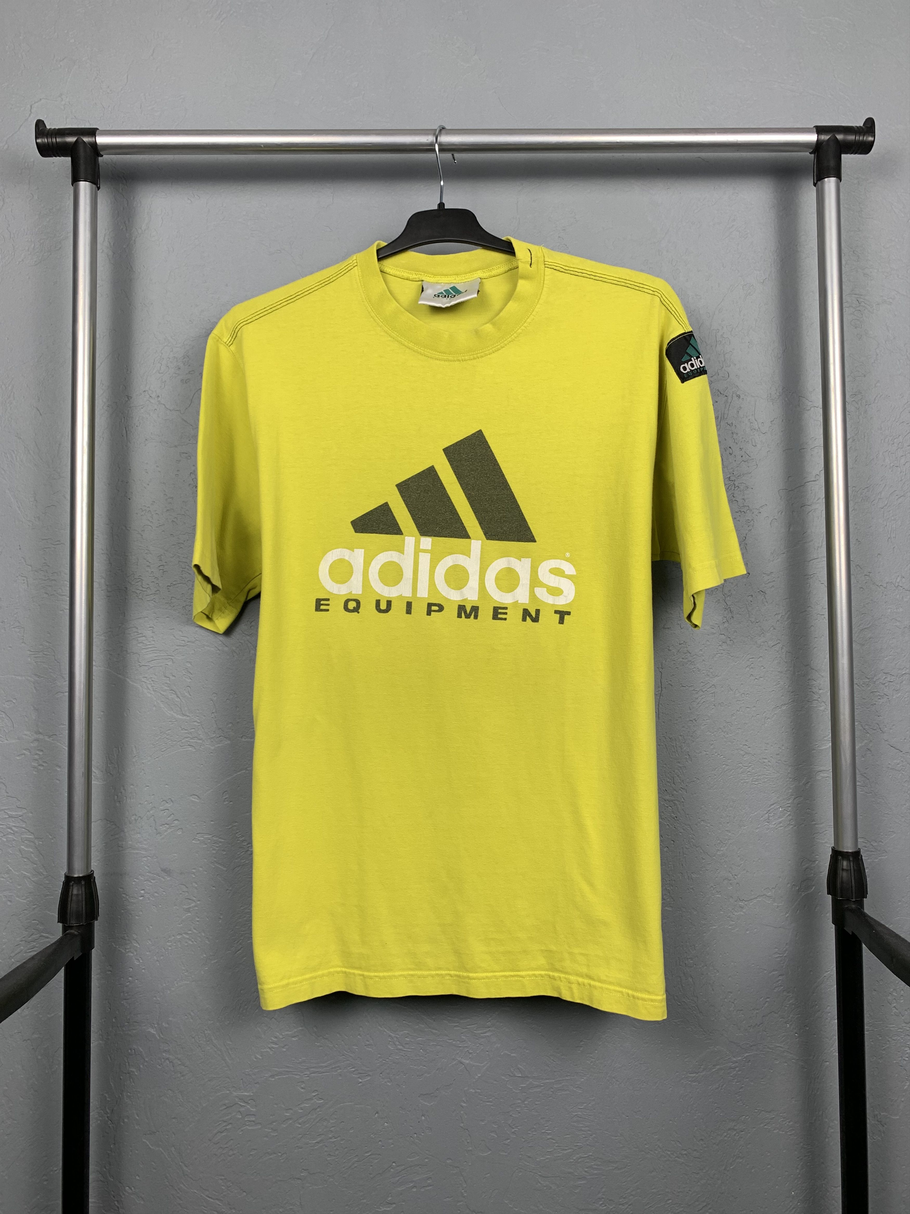 Adidas Vintage ADIDAS EQUIPMENT Big Logo Mens T-Shirt Tee Size US L / EU 52-54 / 3 - 1 Thumbnail