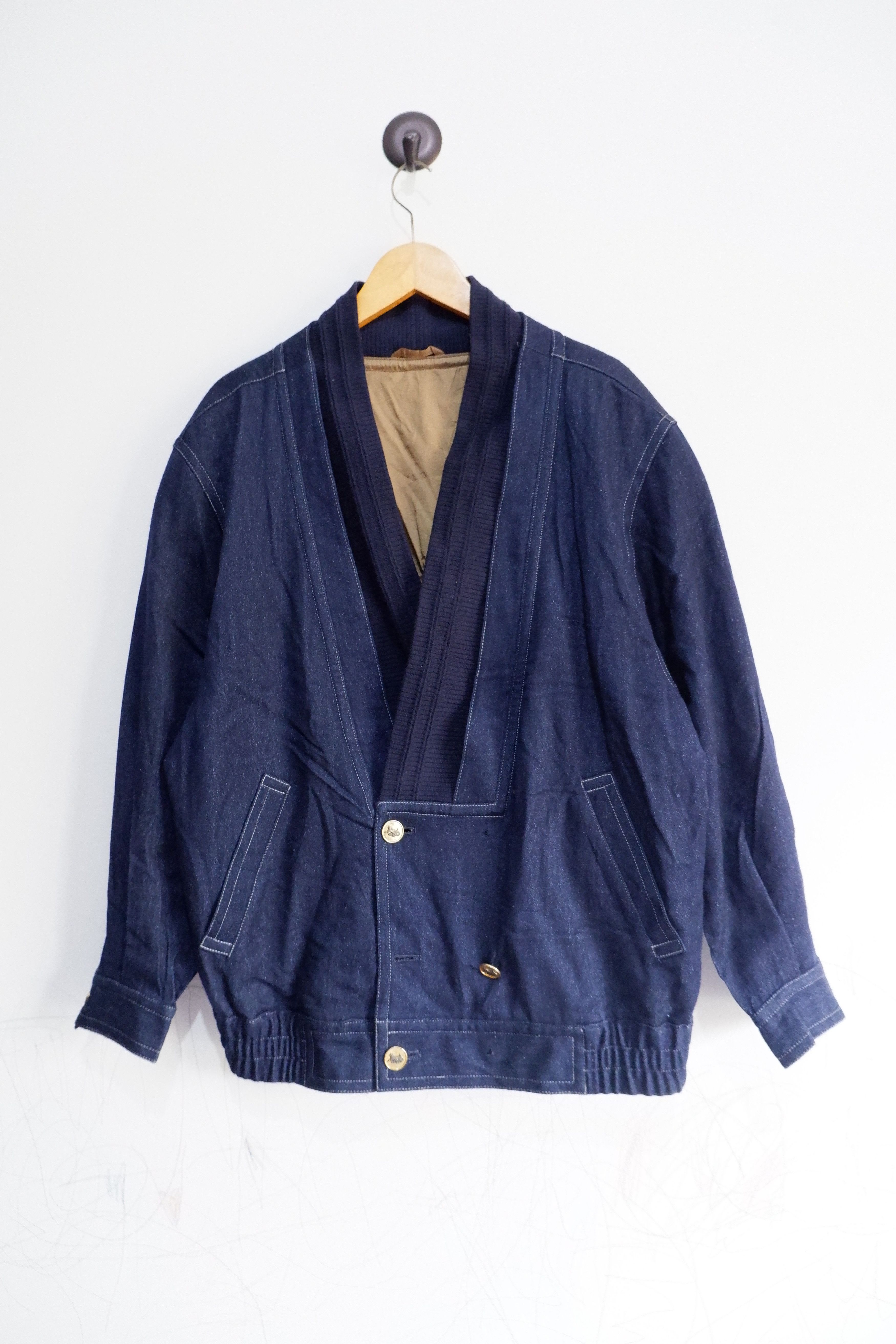 Celine Vintage Celine Paris Wool Bomber Jacket Size US L / EU 52-54 / 3 - 1 Thumbnail