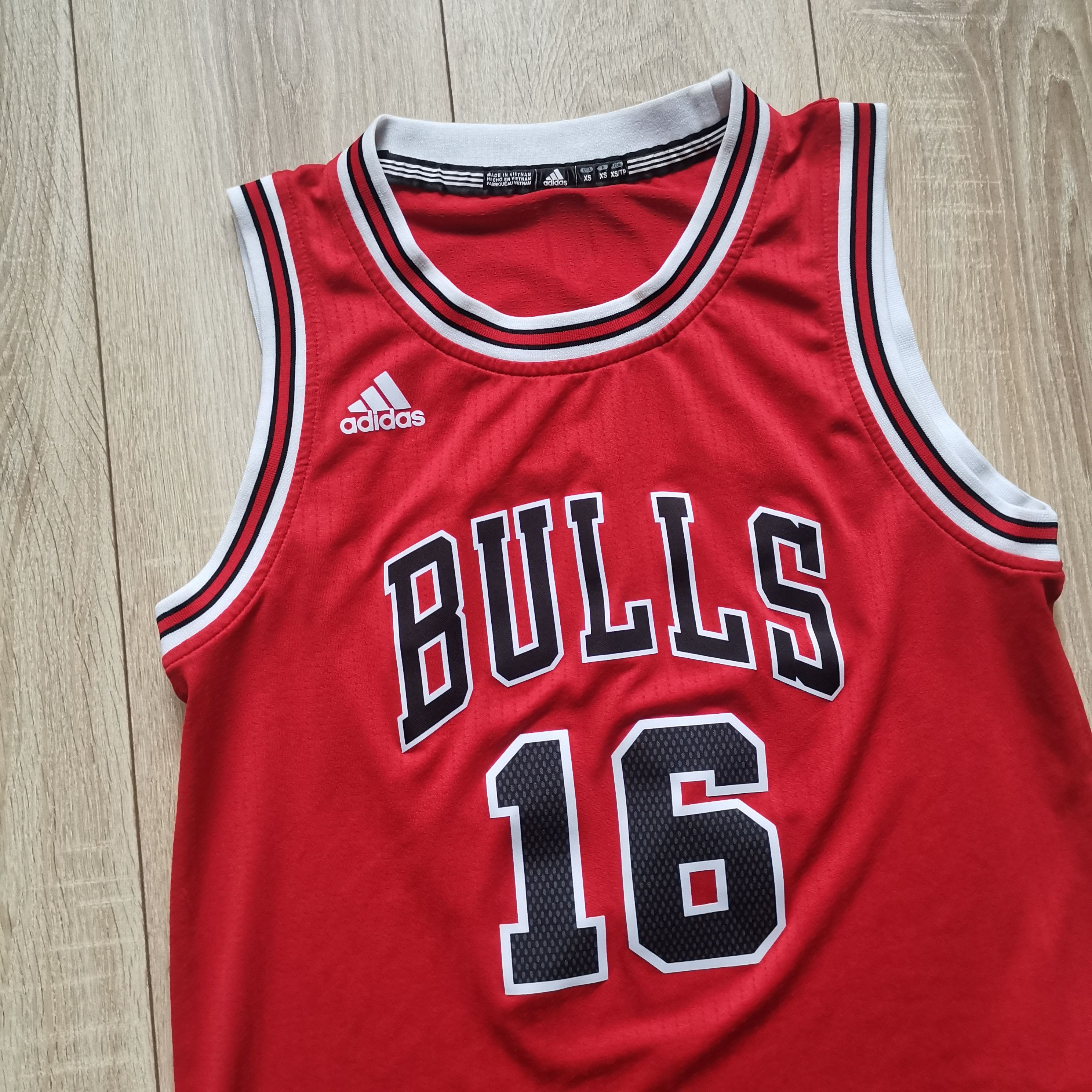 Adidas Adidas Chicago Bulls #16 Paul Gasol NBA jersey length+2 Size US XS / EU 42 / 0 - 4 Thumbnail