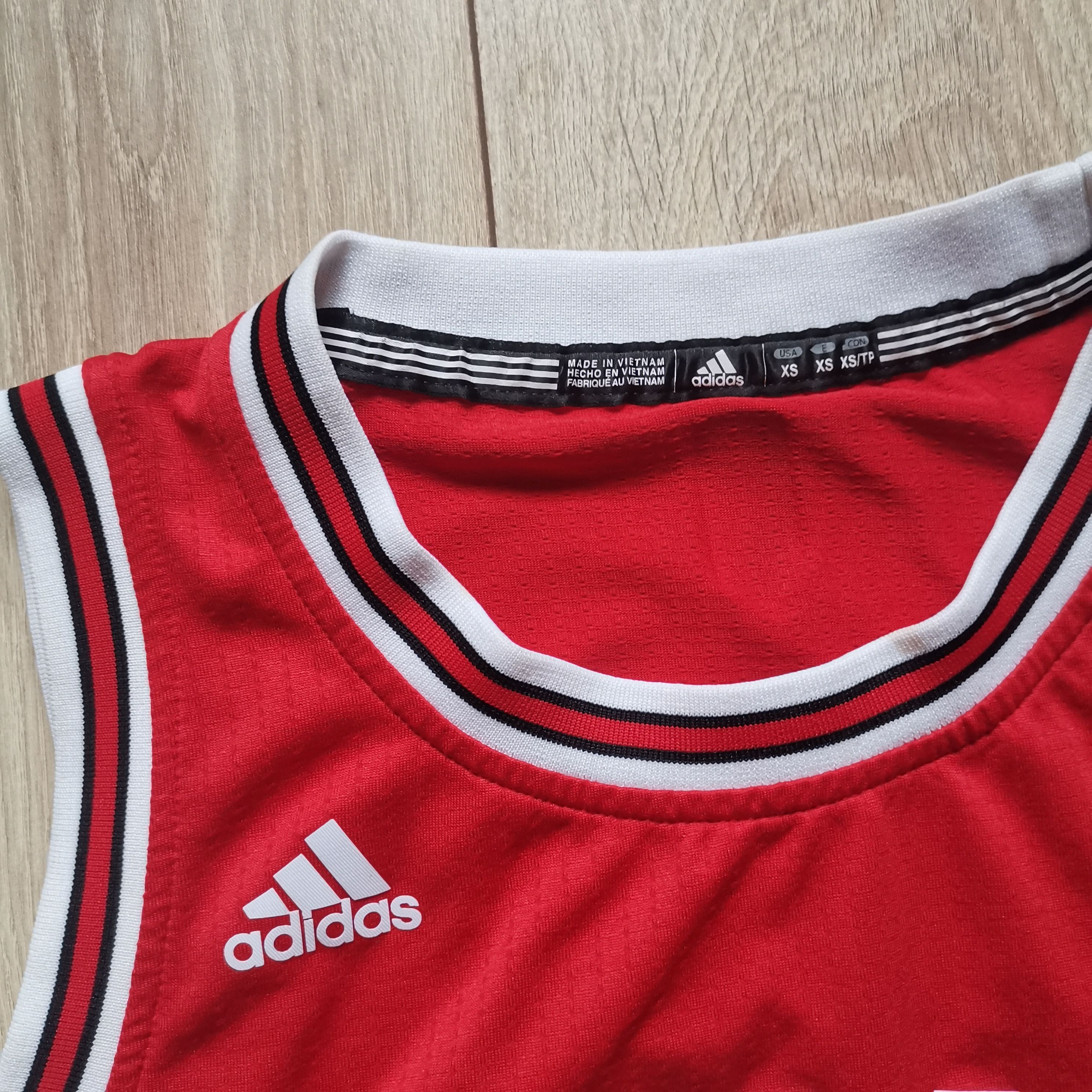 Adidas Adidas Chicago Bulls #16 Paul Gasol NBA jersey length+2 Size US XS / EU 42 / 0 - 3 Thumbnail