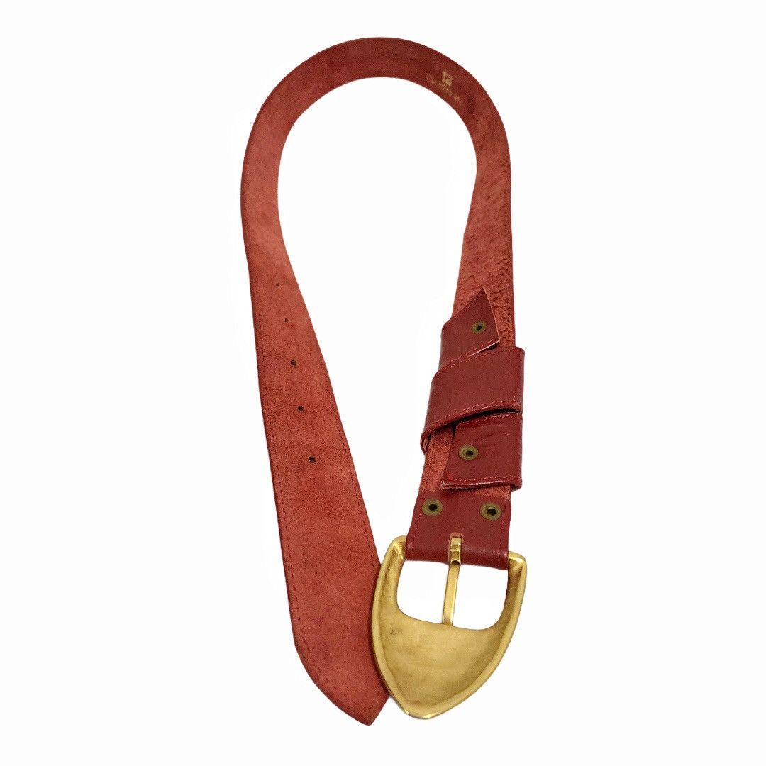 Vintage 90's Vintage Christian Ada Belt full Leather Size ONE SIZE - 8 Thumbnail