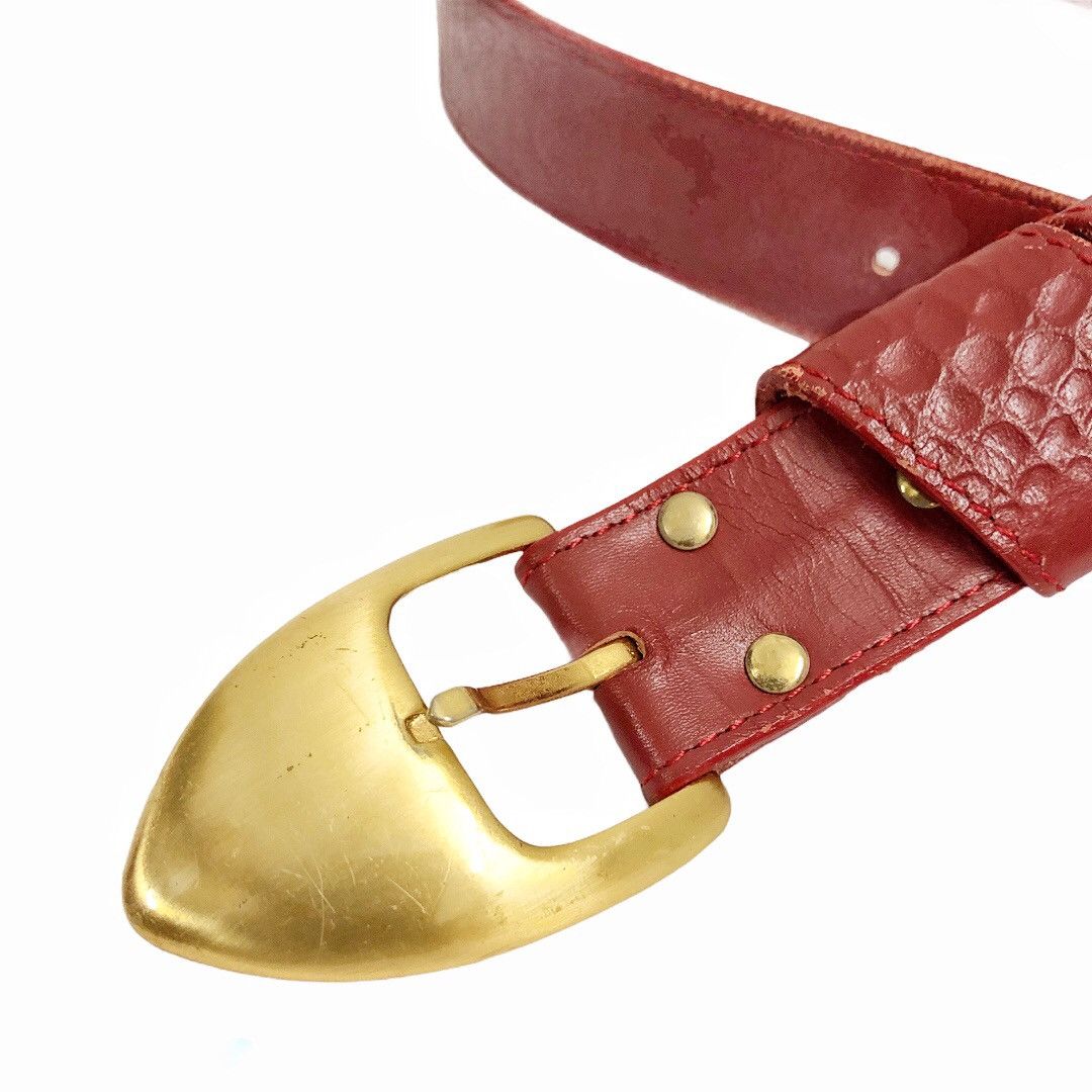 Vintage 90's Vintage Christian Ada Belt full Leather Size ONE SIZE - 11 Thumbnail