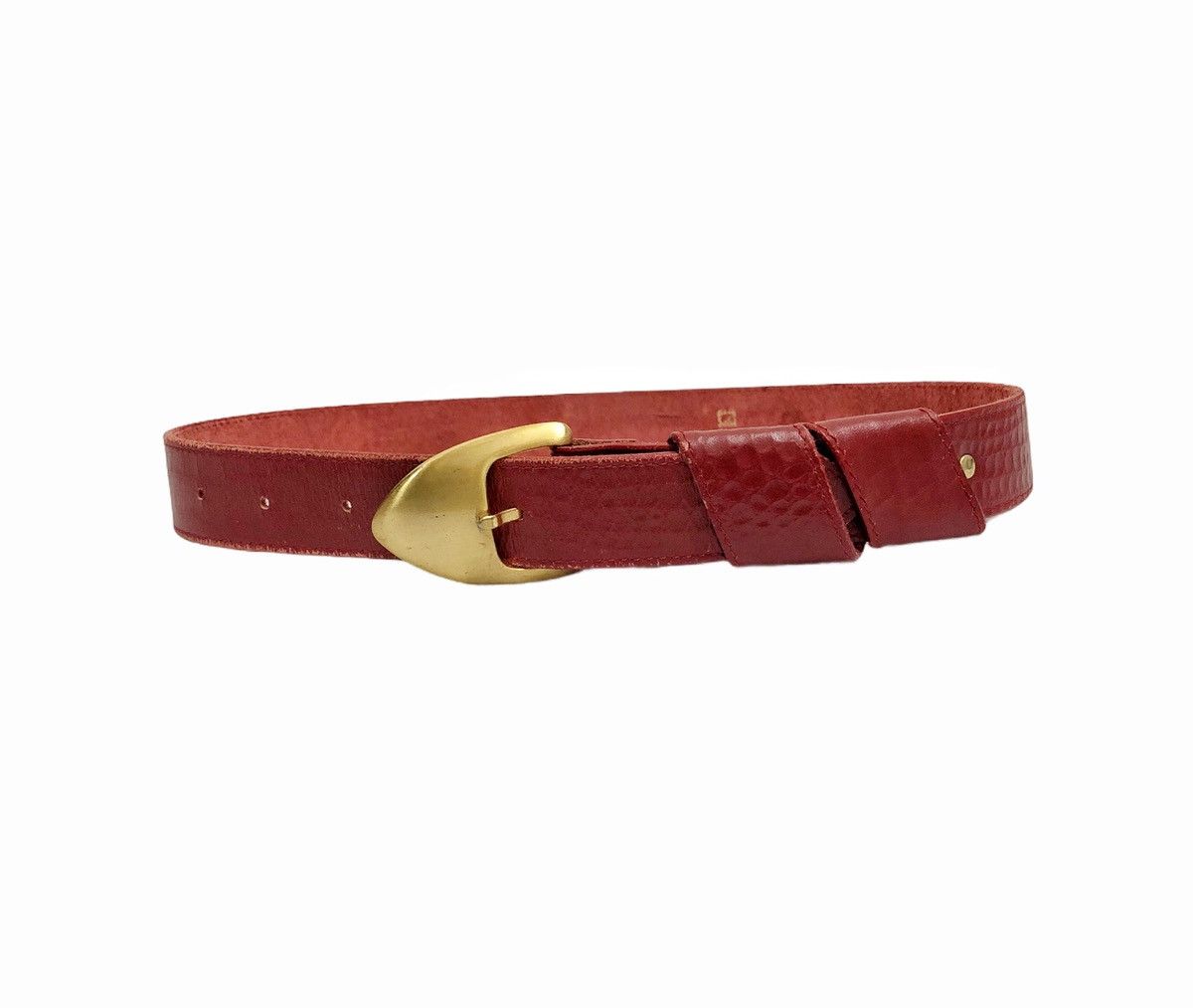 Vintage 90's Vintage Christian Ada Belt full Leather Size ONE SIZE - 5 Thumbnail