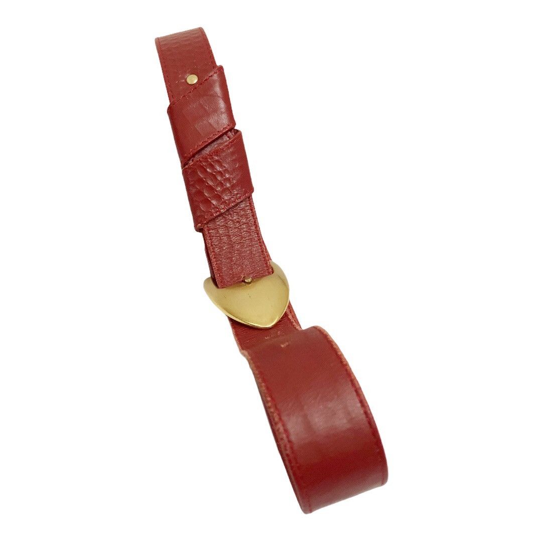Vintage 90's Vintage Christian Ada Belt full Leather Size ONE SIZE - 3 Thumbnail