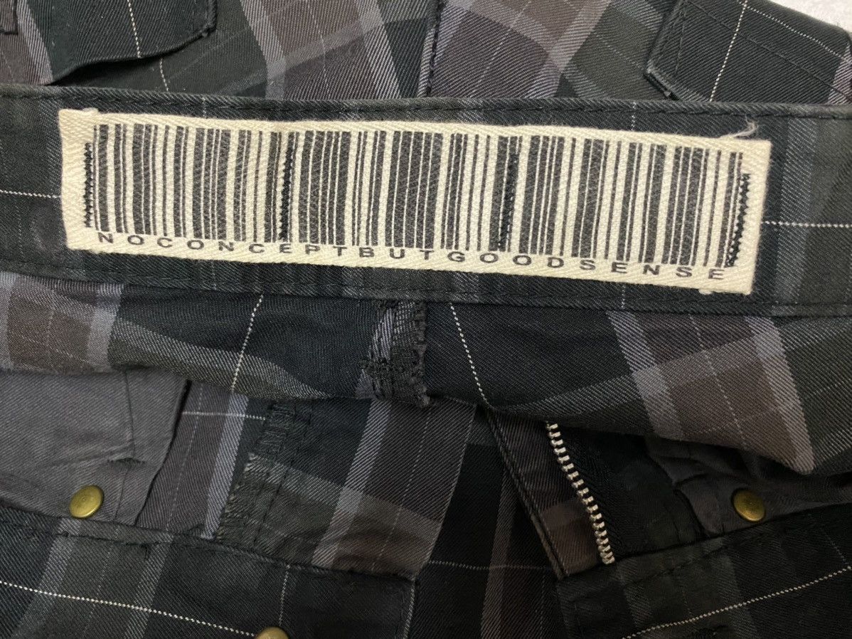 Japanese Brand × Vintage Made in Japan No Concept but Good Sense Tartan Check Pants Size US 30 / EU 46 - 6 Thumbnail