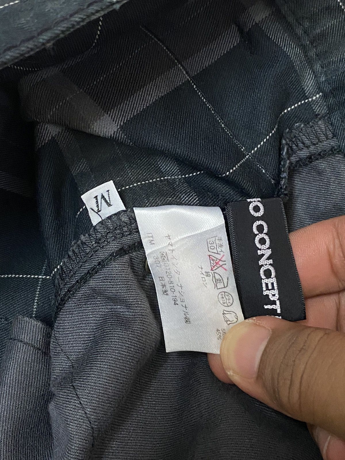 Japanese Brand × Vintage Made in Japan No Concept but Good Sense Tartan Check Pants Size US 30 / EU 46 - 7 Thumbnail