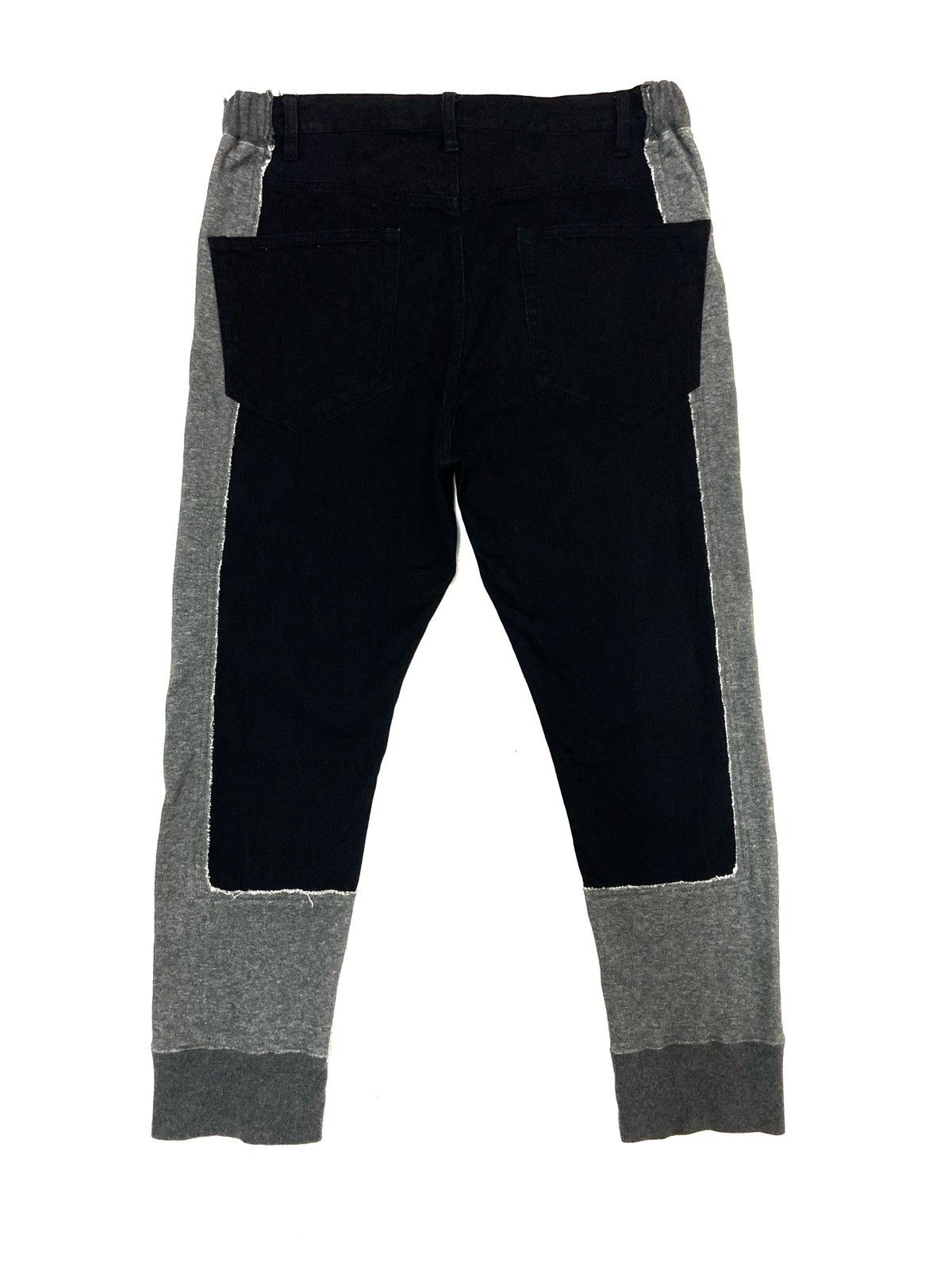 CABANE de ZUCCa × Japanese Brand 90's Cabane De Zucca Rare Design Hybrid Denim Pants Size US 34 / EU 50 - 2 Thumbnail