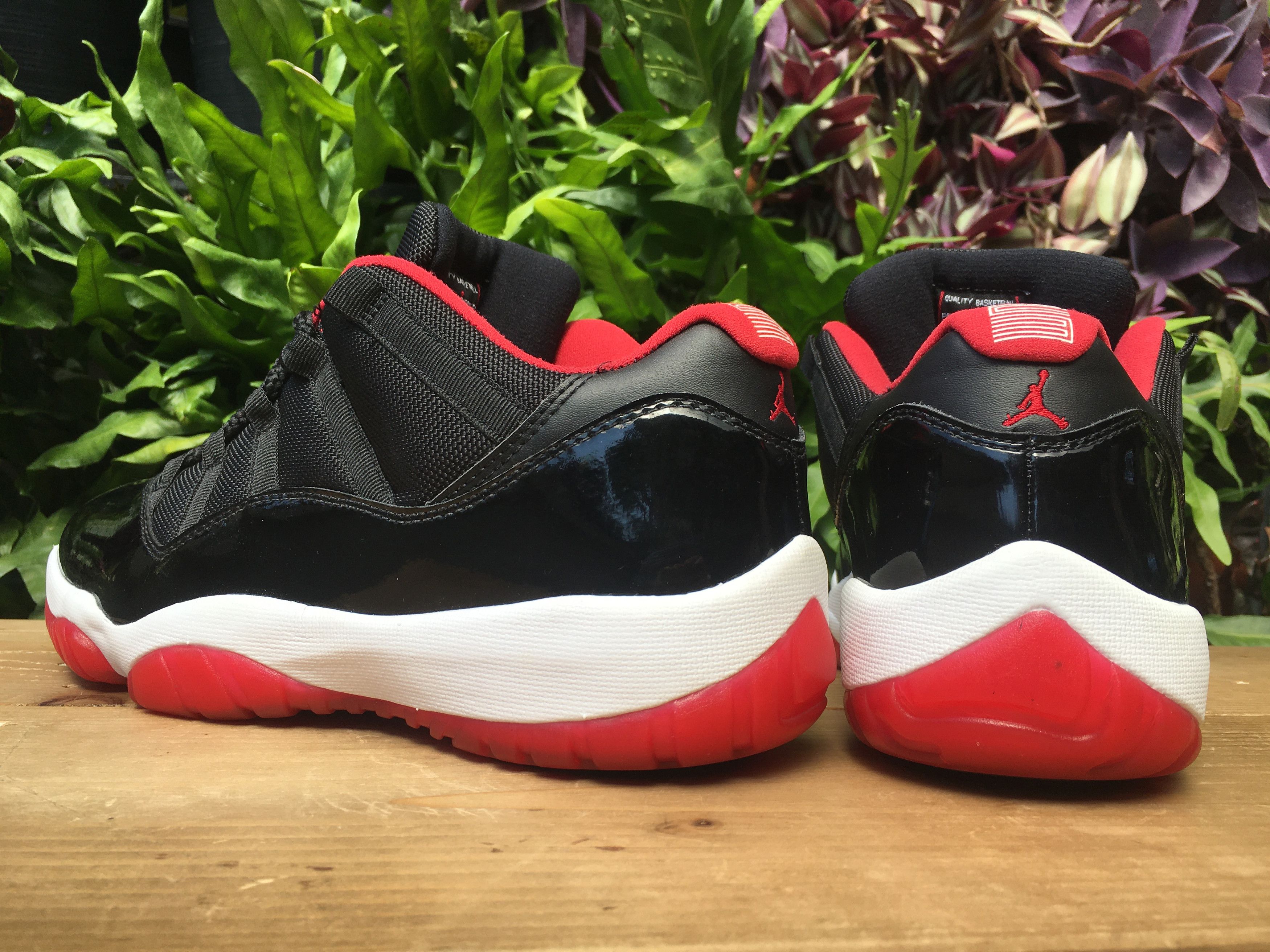 Jordan Brand × Nike 🔥 Nike Air Jordan 11 Retro Low Bred 2015 Size US 10.5 / EU 43-44 - 15 Thumbnail