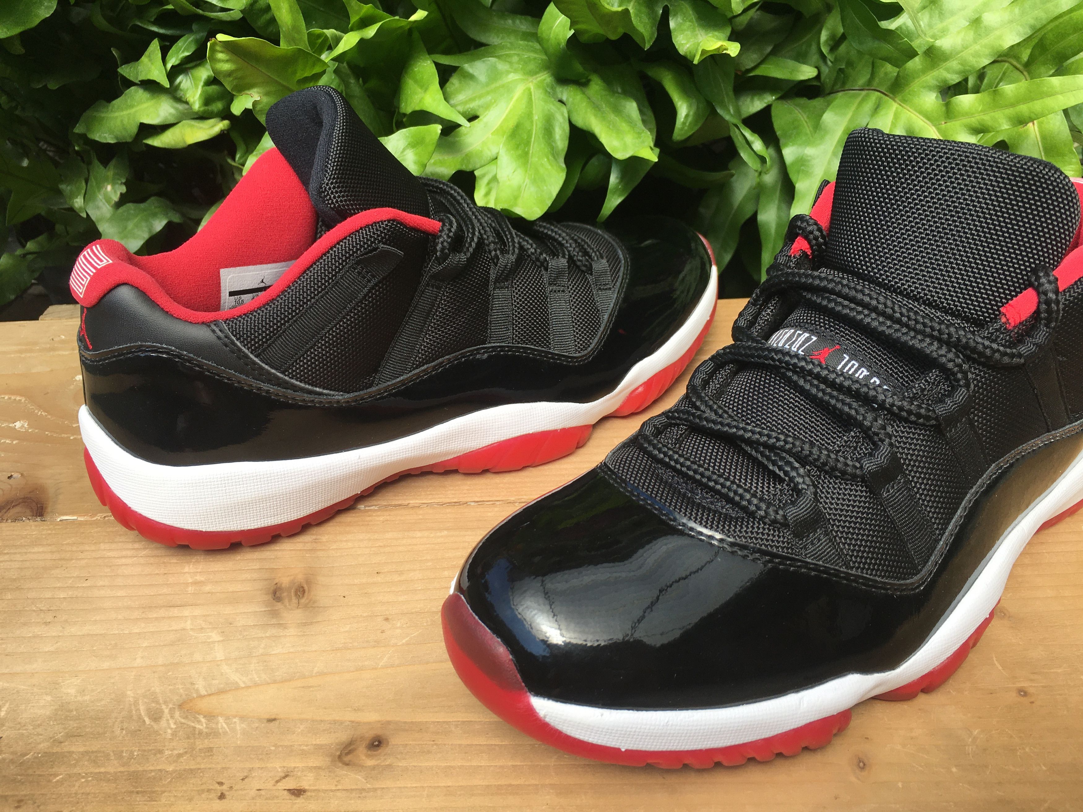 Jordan Brand × Nike 🔥 Nike Air Jordan 11 Retro Low Bred 2015 Size US 10.5 / EU 43-44 - 8 Thumbnail