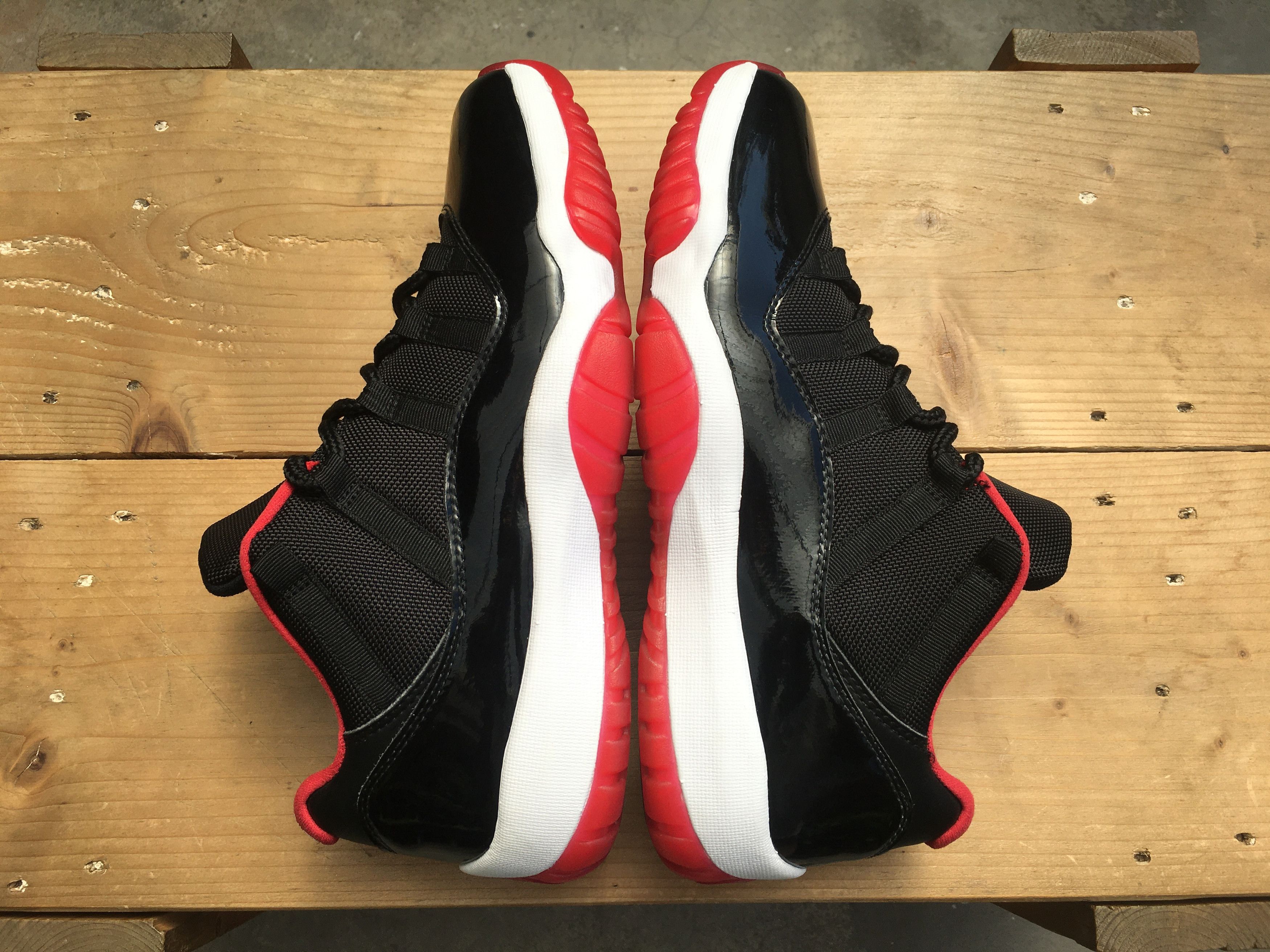 Jordan Brand × Nike 🔥 Nike Air Jordan 11 Retro Low Bred 2015 Size US 10.5 / EU 43-44 - 20 Thumbnail
