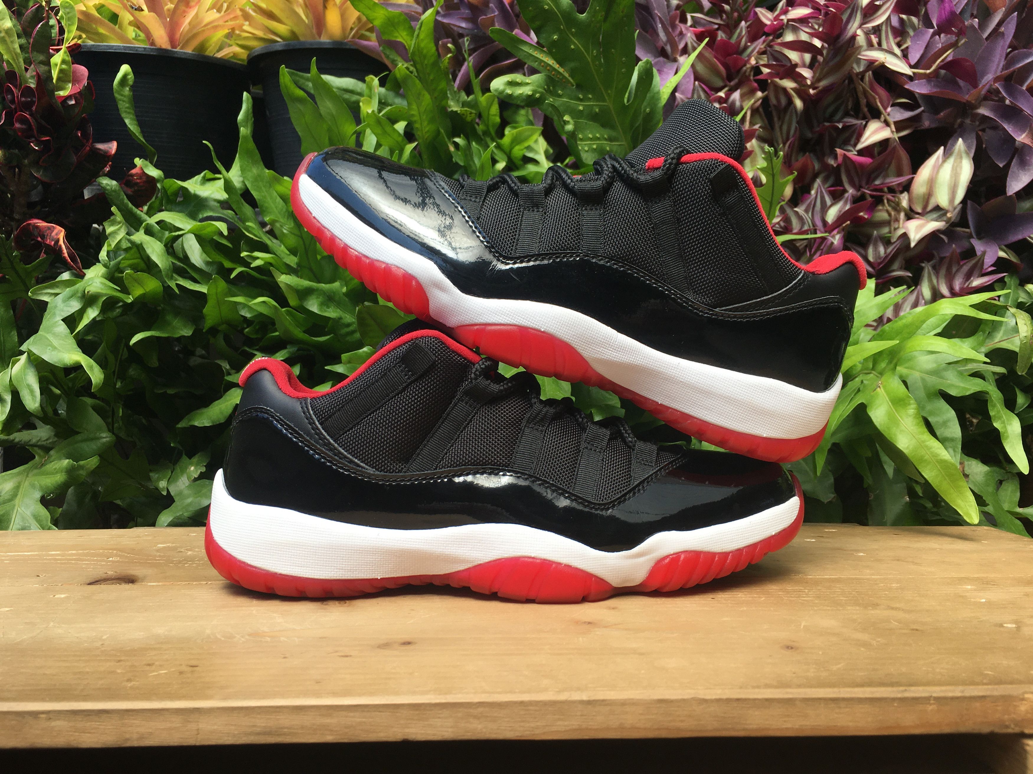 Jordan Brand × Nike 🔥 Nike Air Jordan 11 Retro Low Bred 2015 Size US 10.5 / EU 43-44 - 3 Thumbnail