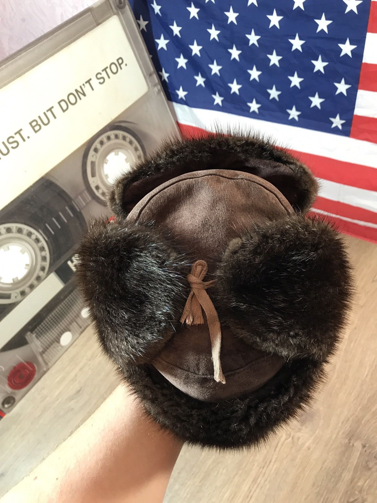 Vintage Vintage Natural Fur ushanka hat Size ONE SIZE - 10 Thumbnail