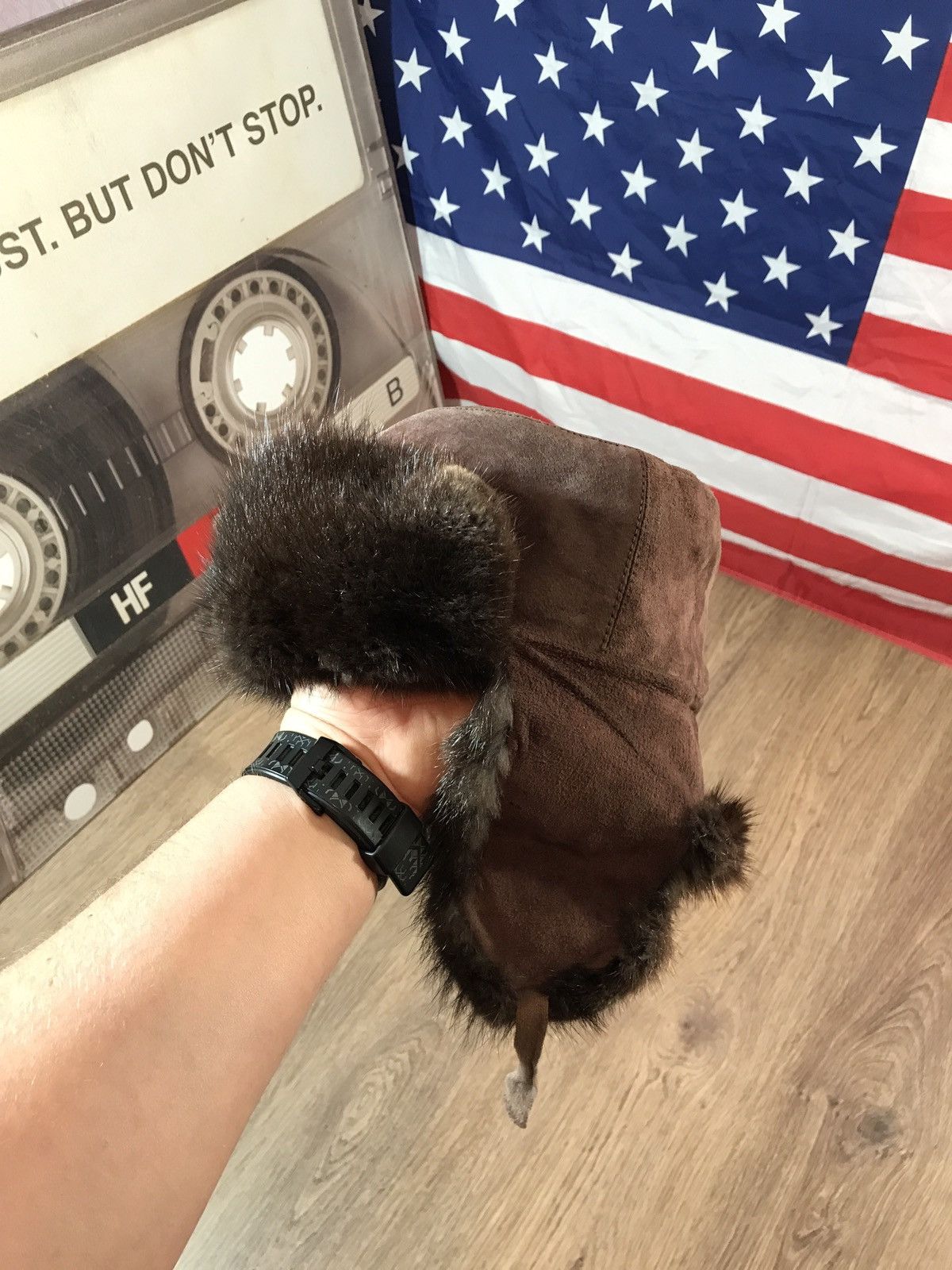 Vintage Vintage Natural Fur ushanka hat Size ONE SIZE - 2 Thumbnail