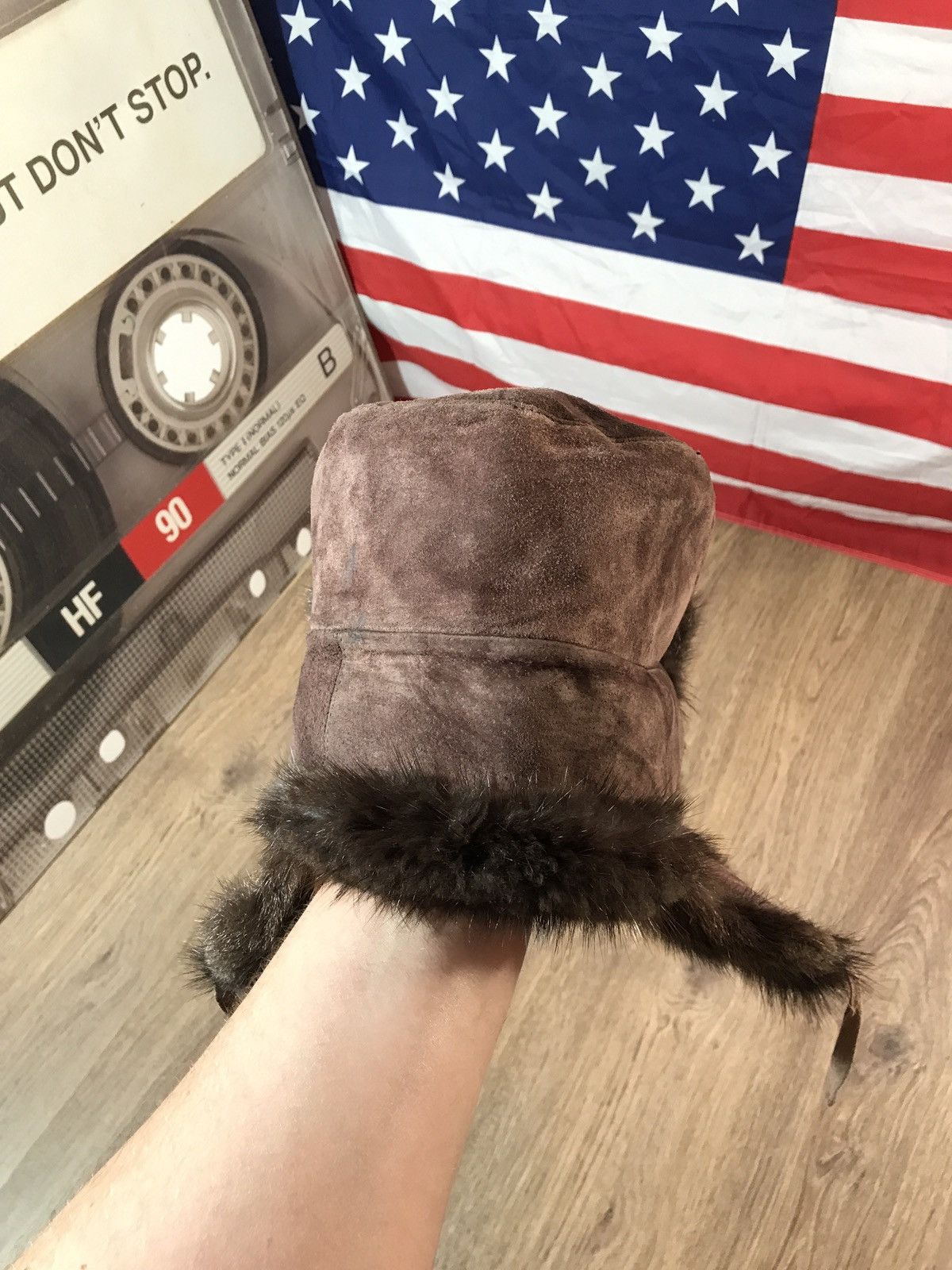 Vintage Vintage Natural Fur ushanka hat Size ONE SIZE - 3 Thumbnail