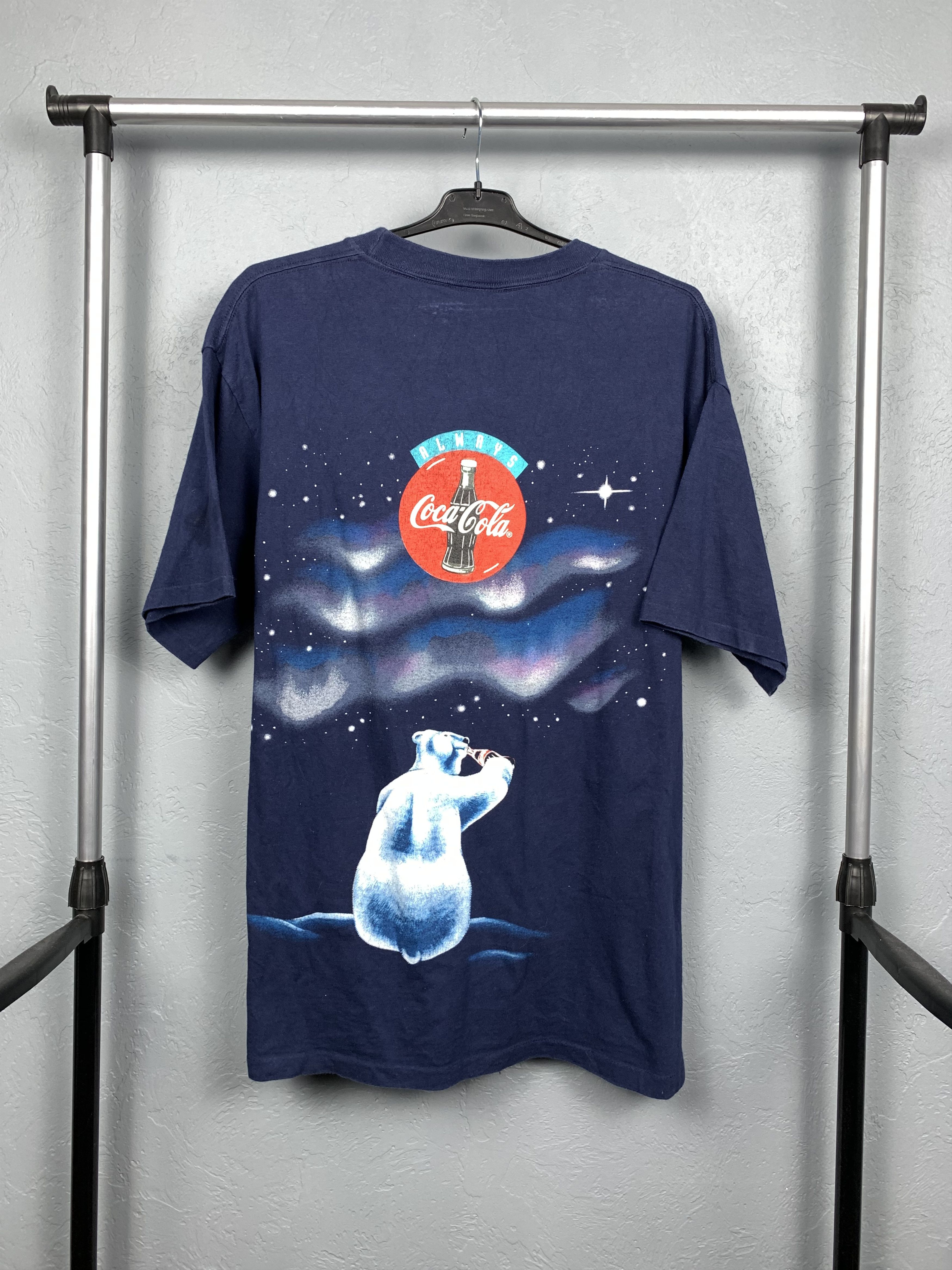Coca Cola Vintage 1994 Coca Cola Polar Bear Promo T-Shirt Tee Size US L / EU 52-54 / 3 - 6 Thumbnail