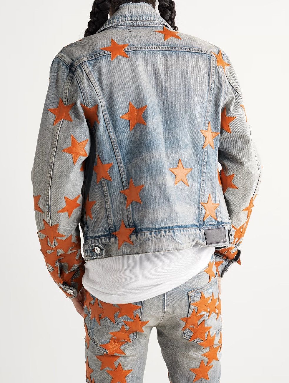 Amiri $2,490 AMIRI Chemist Leather Denim Trucker Jacket Medium Size US M / EU 48-50 / 2 - 7 Thumbnail