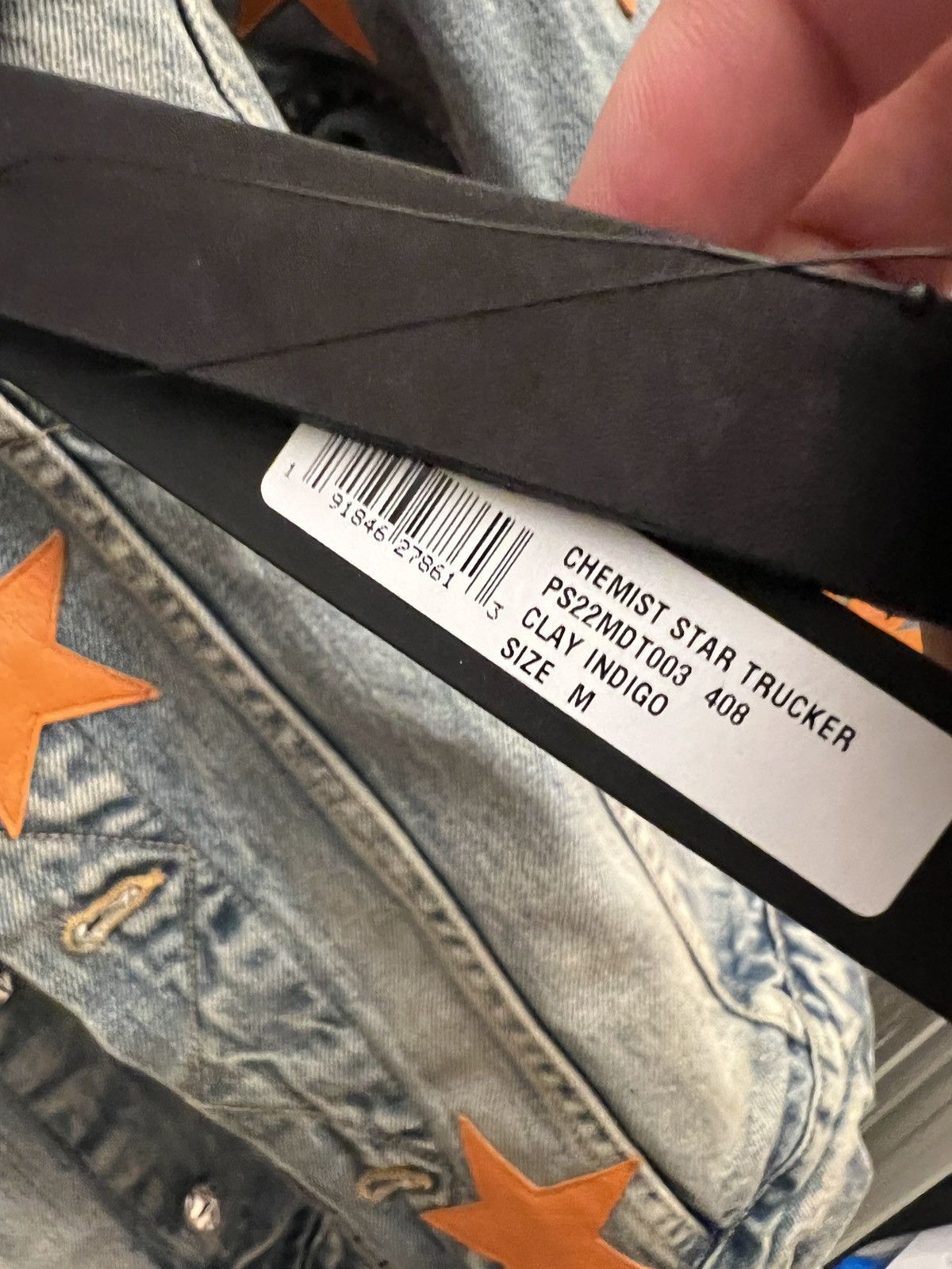 Amiri $2,490 AMIRI Chemist Leather Denim Trucker Jacket Medium Size US M / EU 48-50 / 2 - 10 Thumbnail