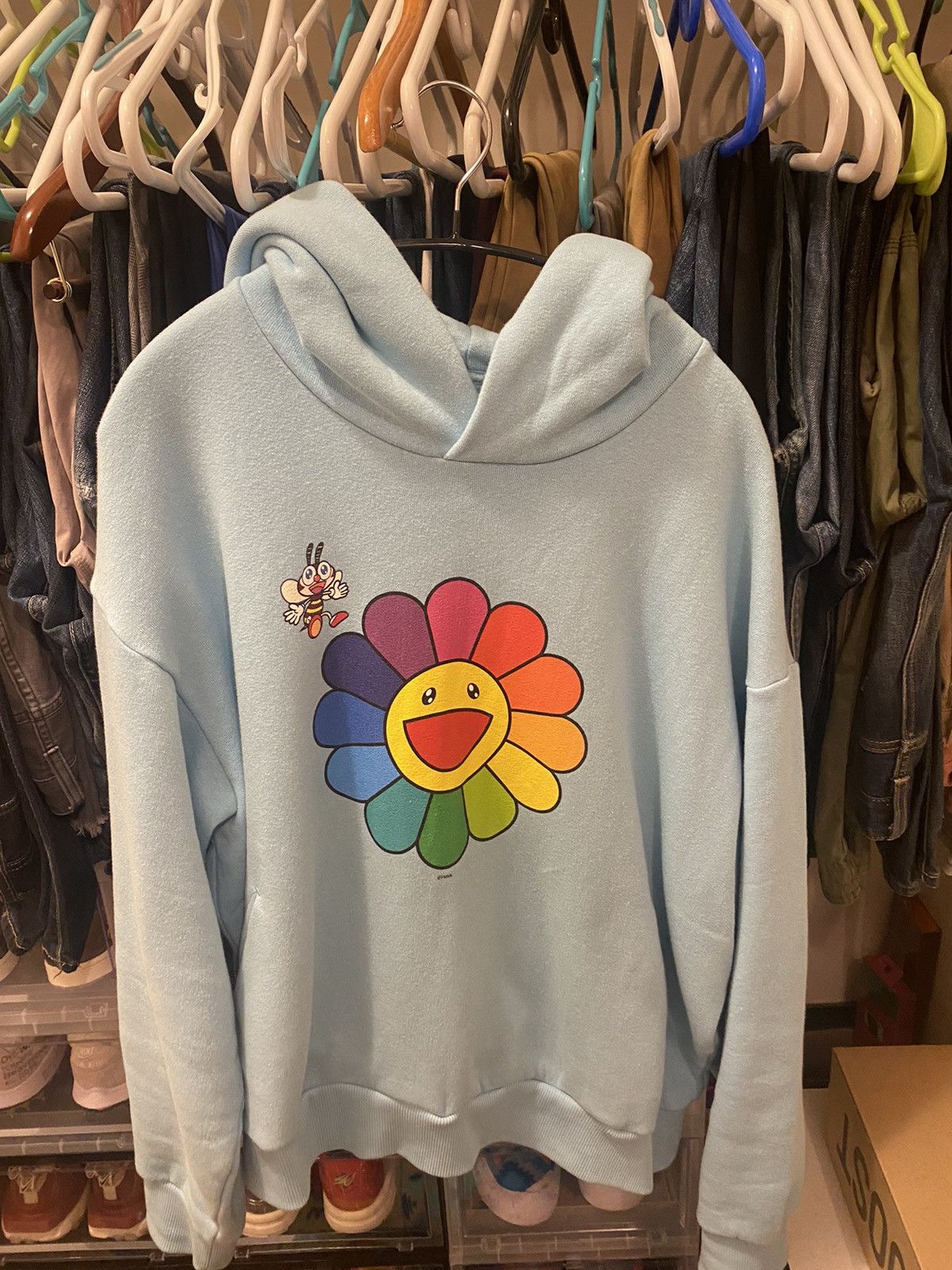 image of Takashi Murakami X Pangaia For Moma in Blue, Men's (Size Large)