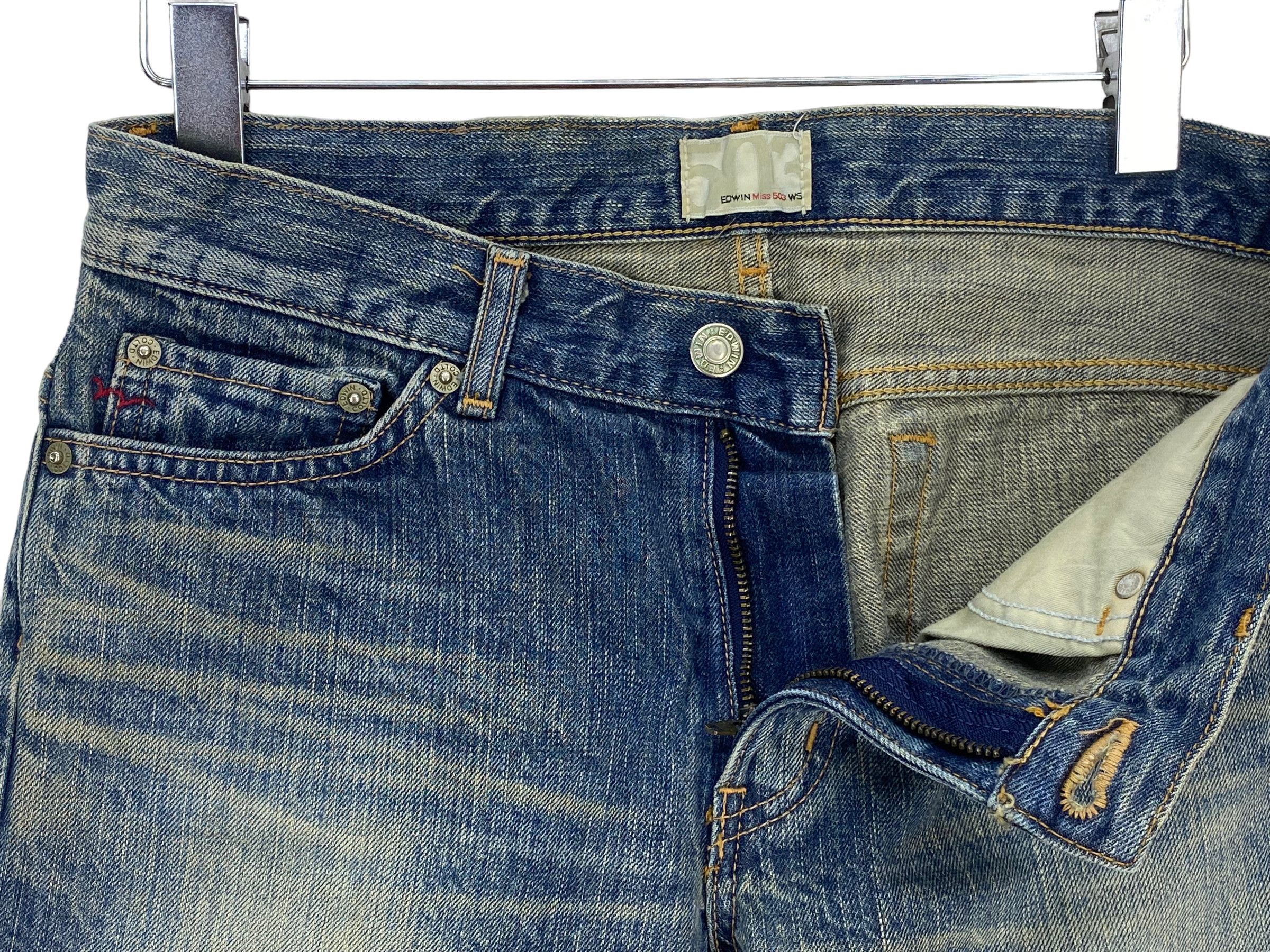 Edwin EDWIN Miss Flare Jeans – Vintage Japanese Denim Size 30" / US 8 / IT 44 - 13 Thumbnail