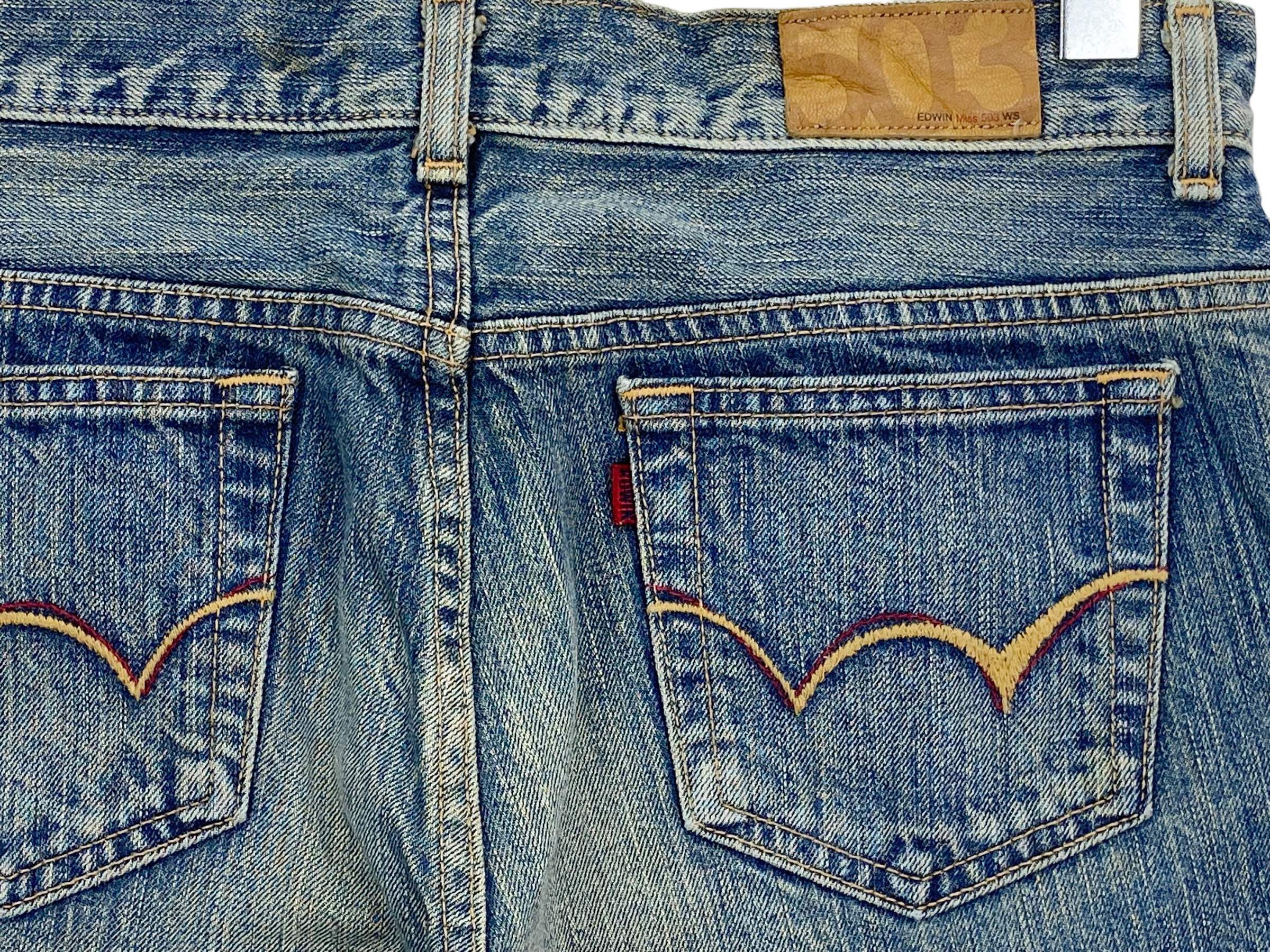 Edwin EDWIN Miss Flare Jeans – Vintage Japanese Denim Size 30" / US 8 / IT 44 - 9 Thumbnail